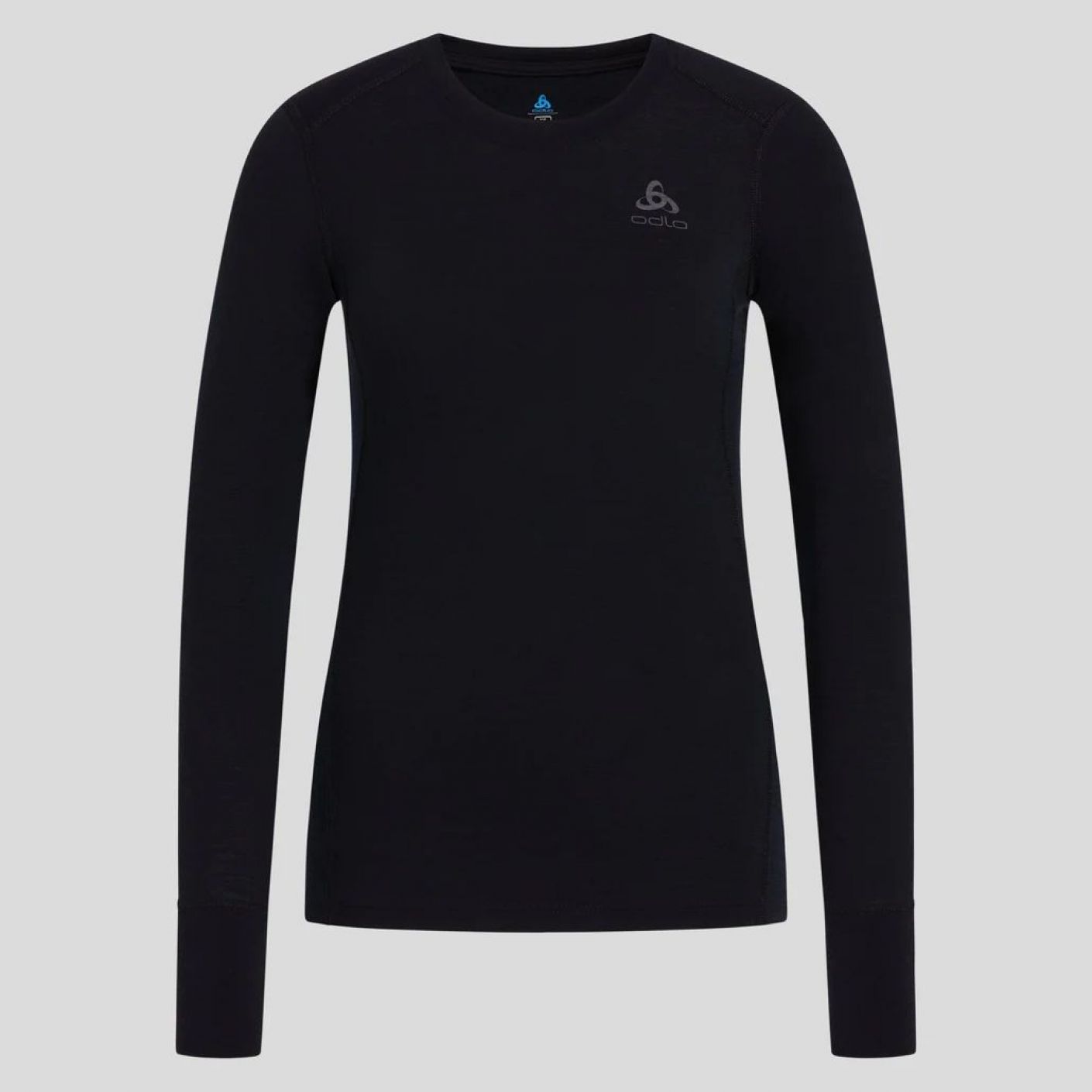 Odlo Women's Natural Merino 200 Base Layer Crew Neck Black