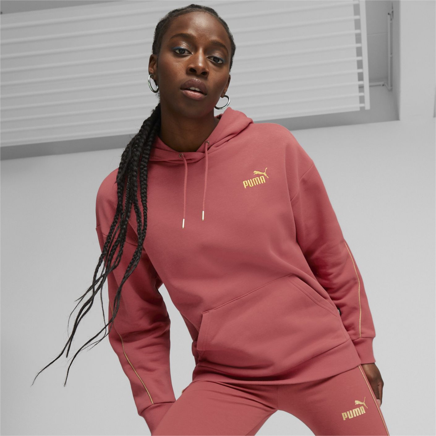 Puma Felpa Minimal Gold Astro Red da Donna