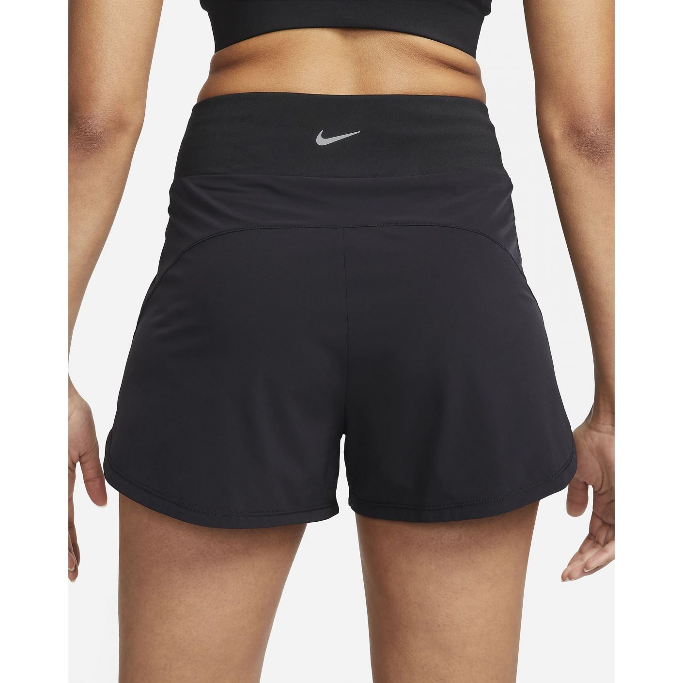 Nike Short Bliss Dri-Fit Vita Alta Neri da Donna