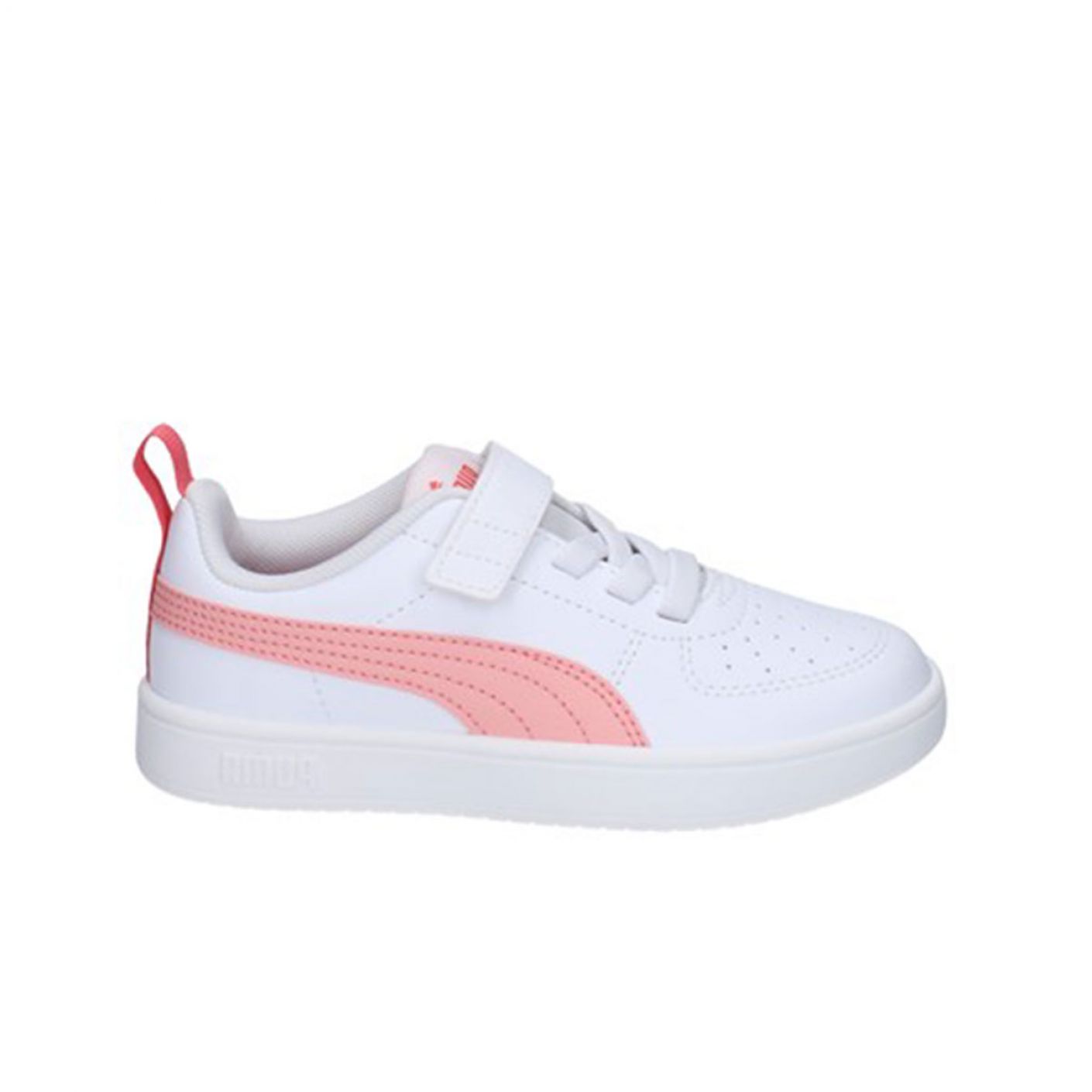 Puma Rickie Ac Ps White/Peach Smoothie da Bambina