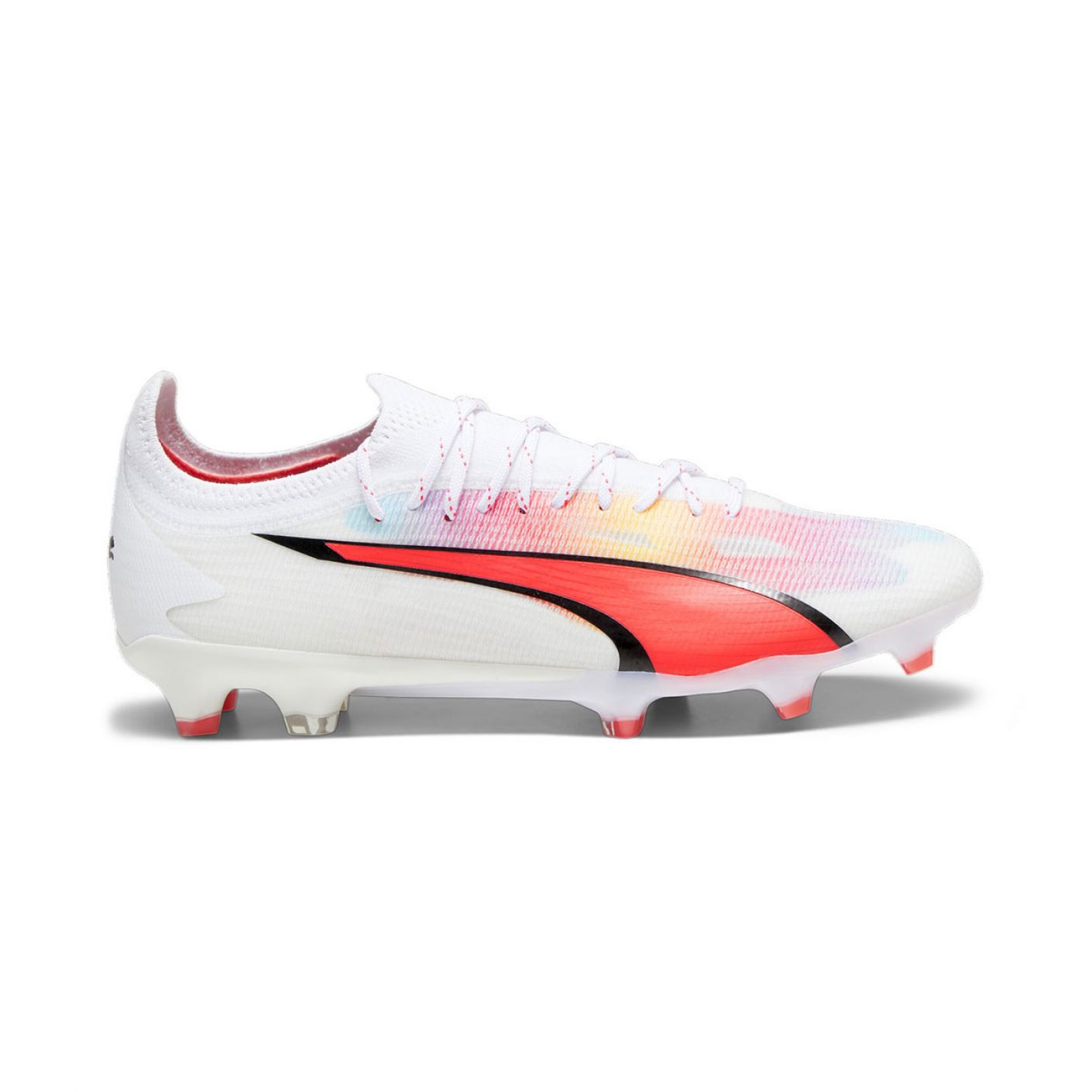 Puma Ultra Ultimate FG/AG White/Black/Fire Orchid Men's