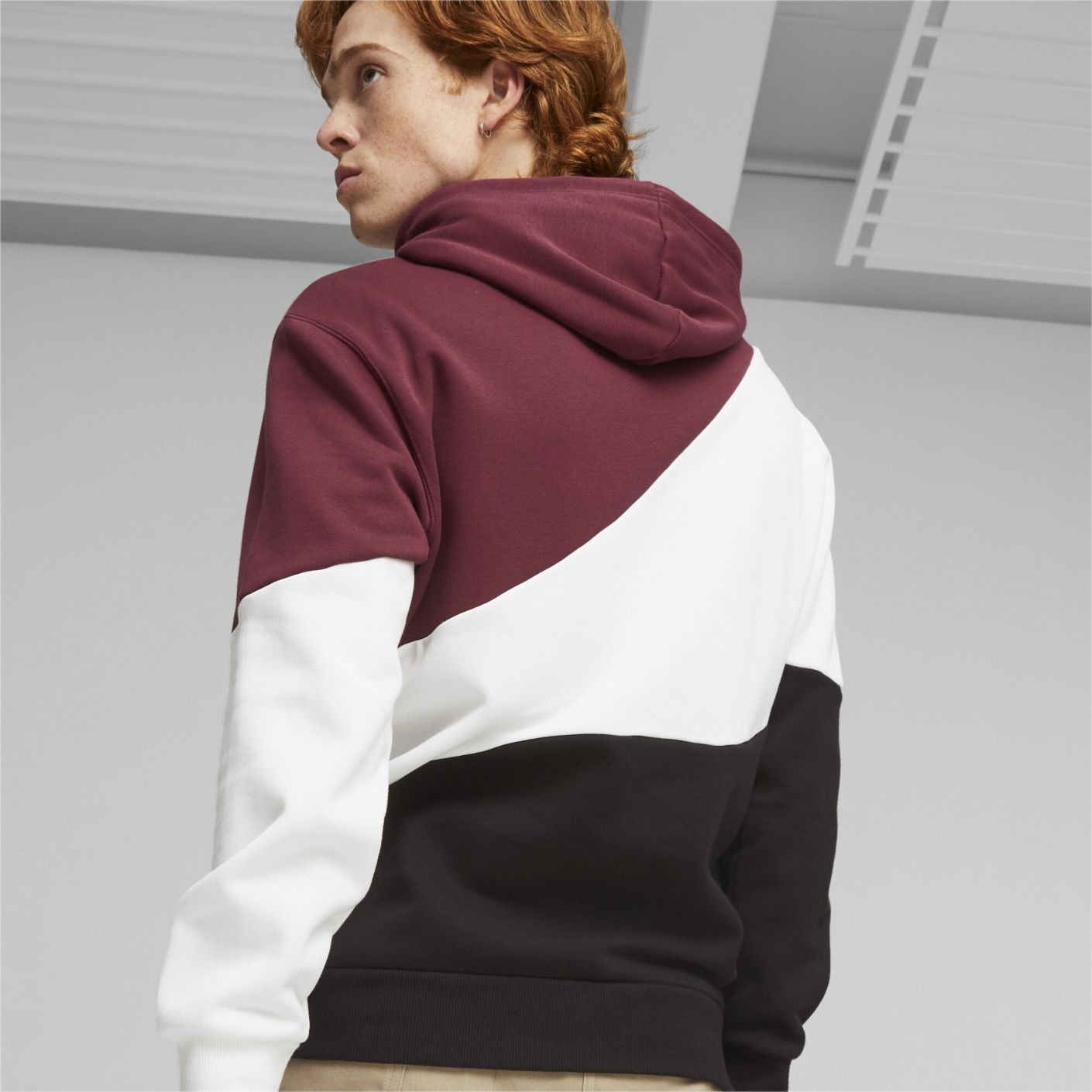 Puma Power Cat Dark Jasper Men's Hoodie