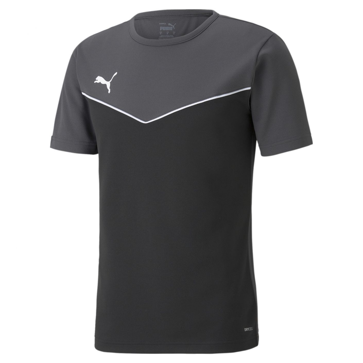 Puma T-Shirt Individual Rise Black/Asphalt for Men