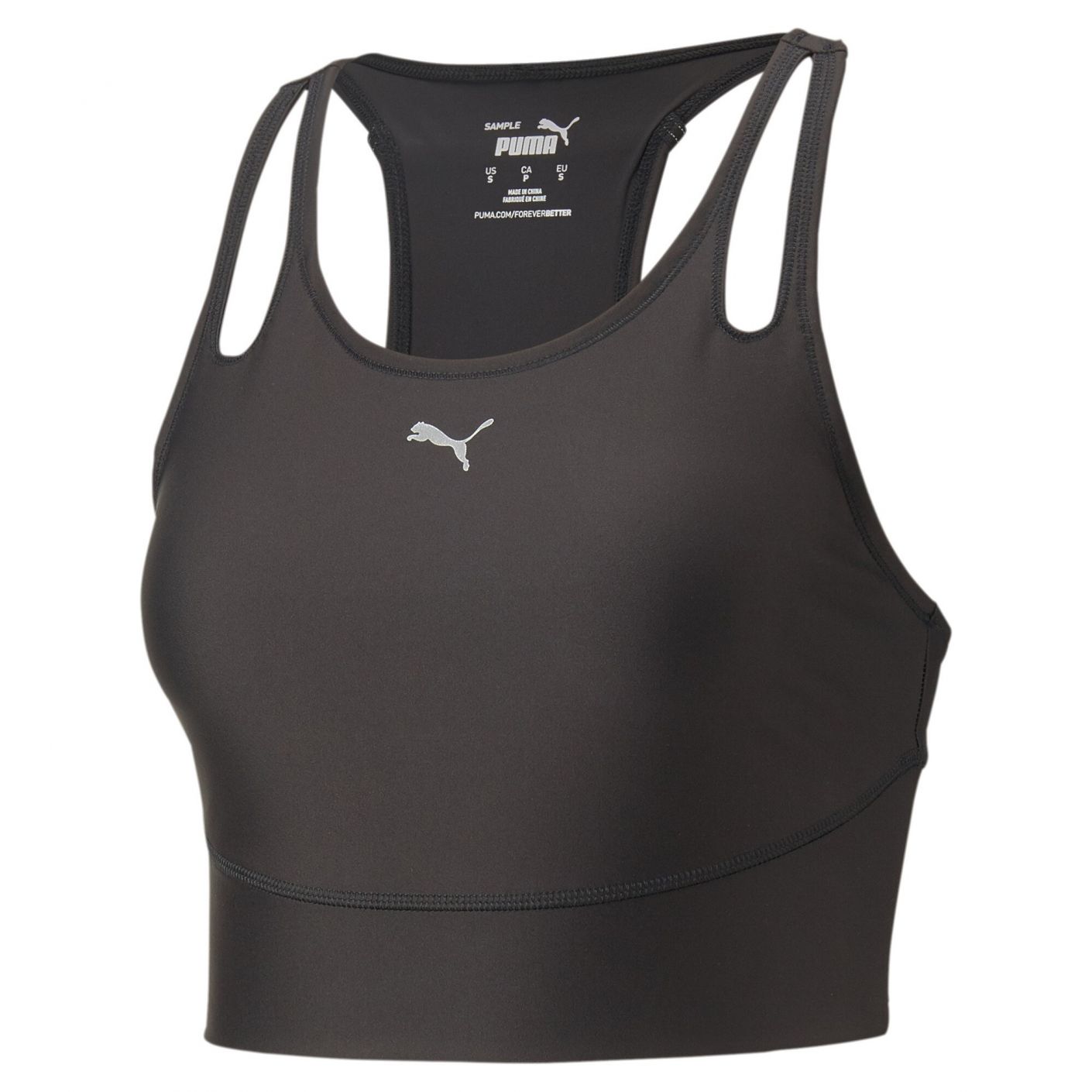 Puma Running Tank Top Ultraform Cropped Black for Women