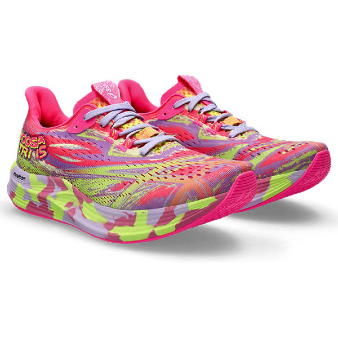 Asics Noosa Tri 15 Hot Pink/Safety Yellow for Women