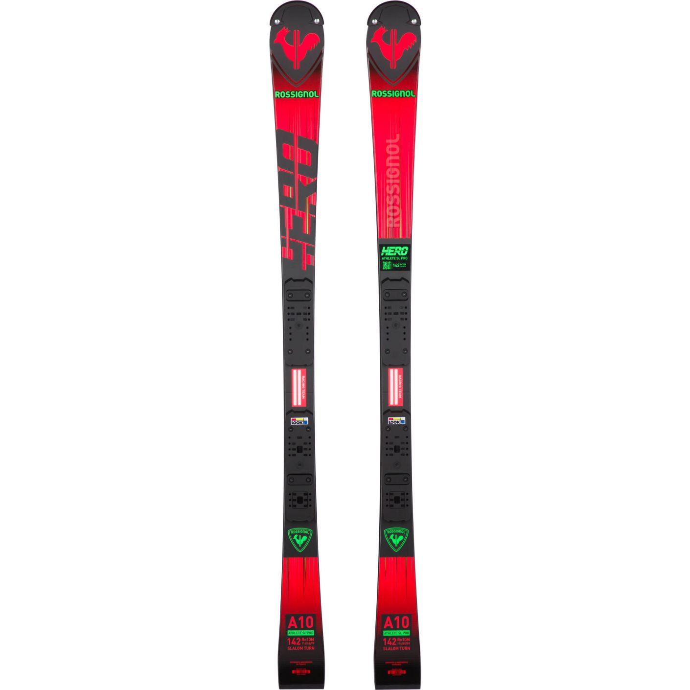 Rossignol Sci Hero SL Pro 128-149 +Attacchi NX 10 GW Black/Hot Red