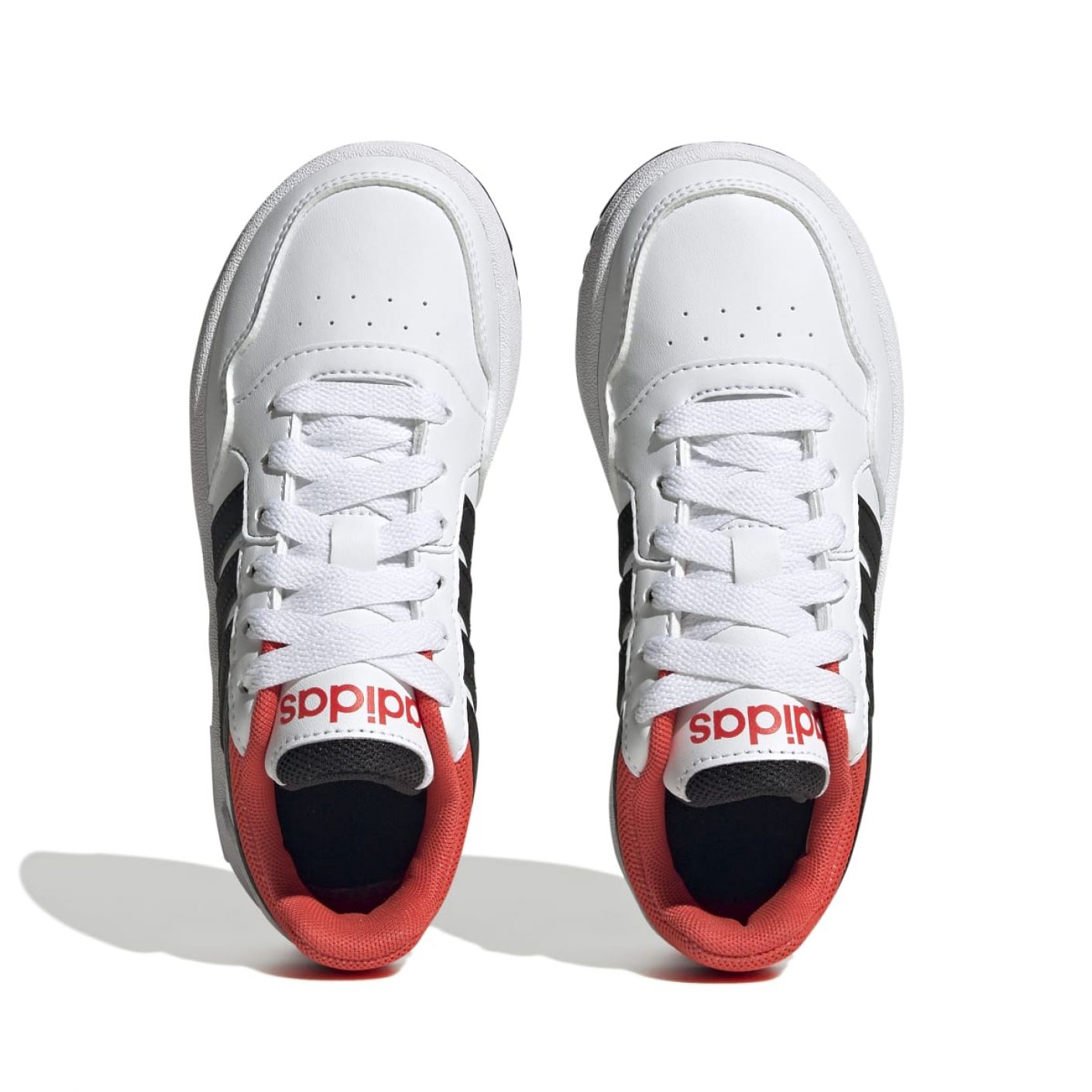 Adidas Hoops 3.0 K Cloud Whit/Core Black/Red