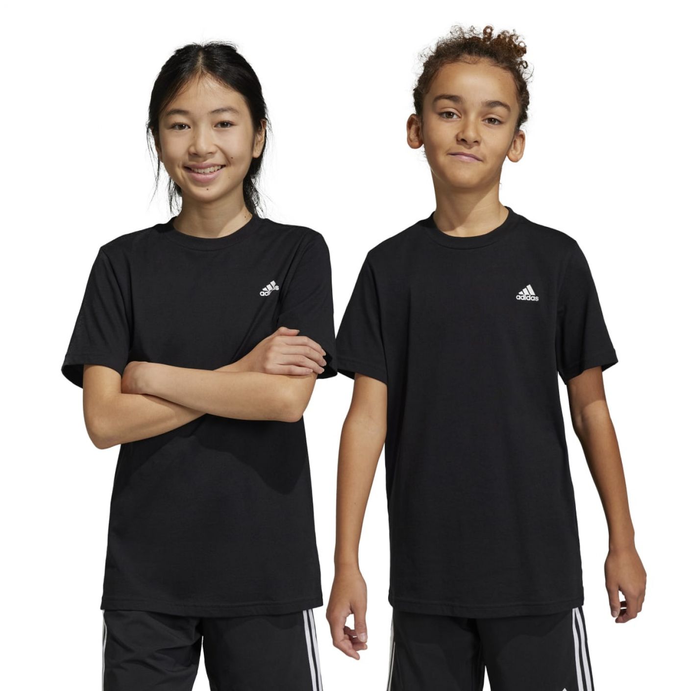 Adidas T-Shirt Junior Black/White 