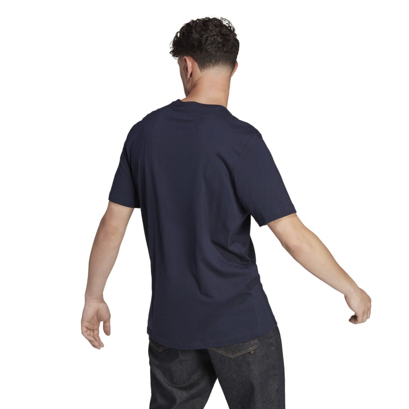 Adidas T-Shirt Dark Blue da Uomo