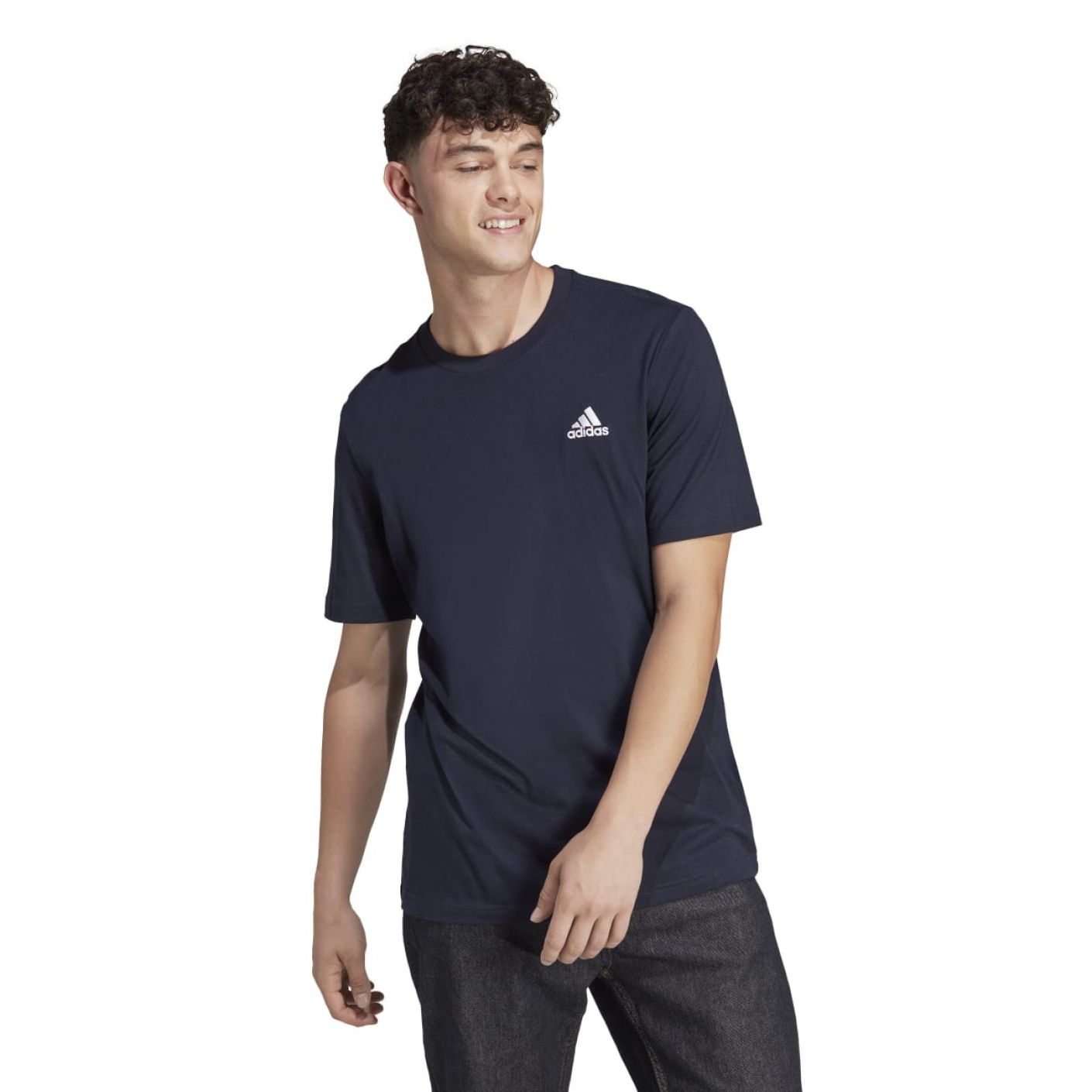 Adidas T-Shirt Dark Blue da Uomo