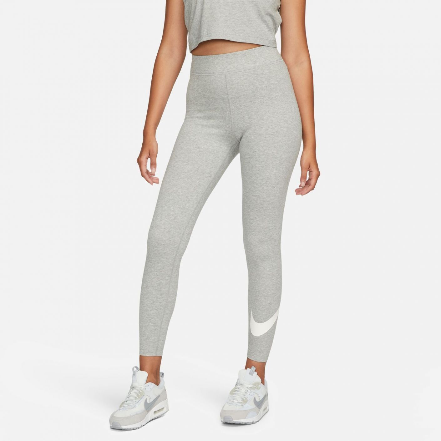 Nike Leggings Sportswear Classics Dk Gray Heather/Sail for Women