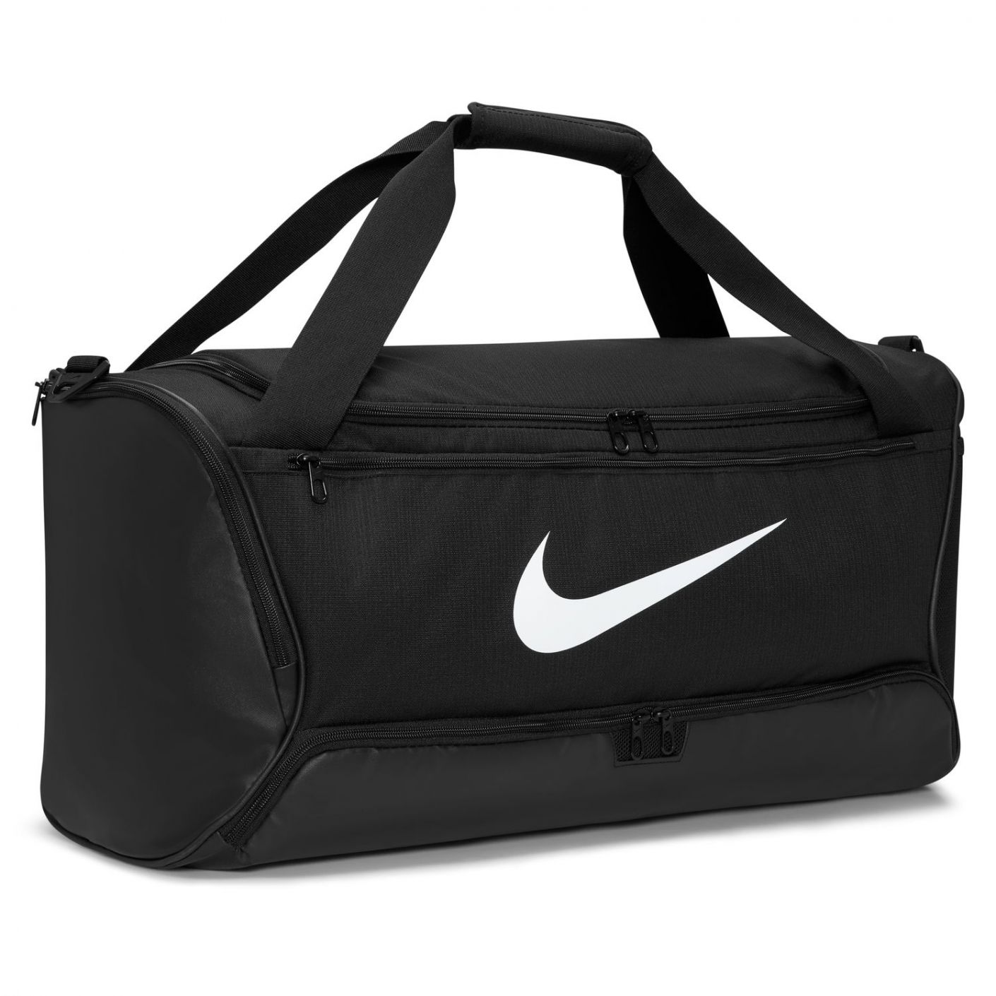 Nike Brasilia 9.5 Black/Black/White Duffle Bag