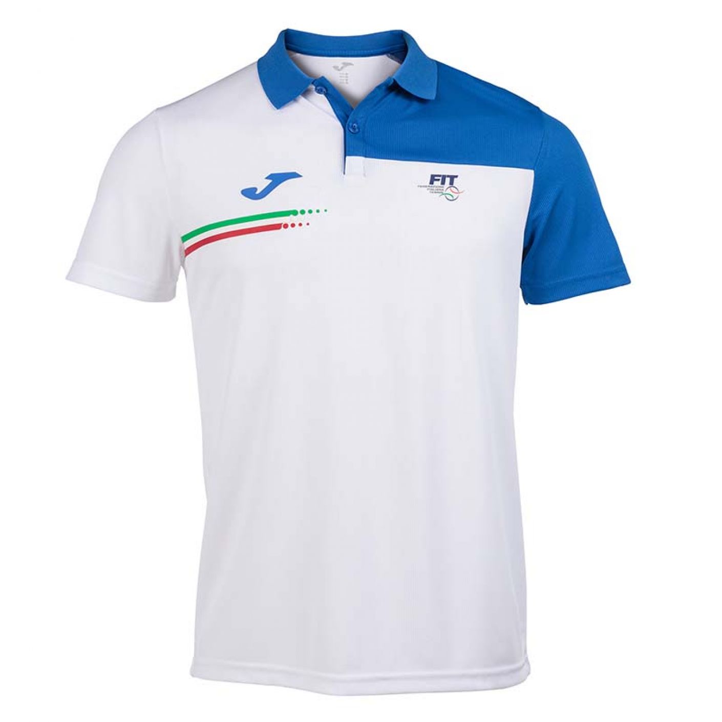 Joma Polo FIT White/Blue for Men