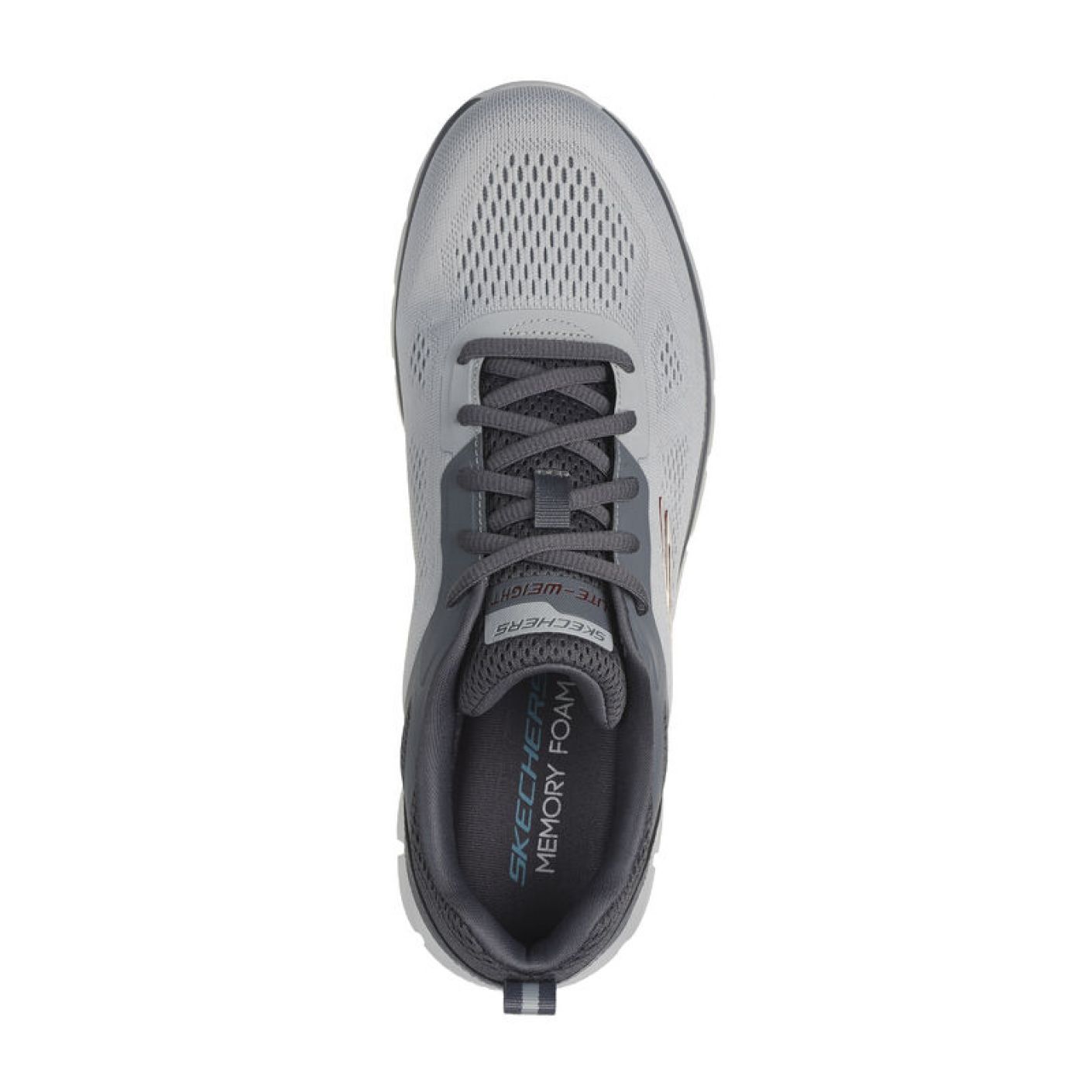 Skechers Track Broader Gray/Charcoal da Uomo