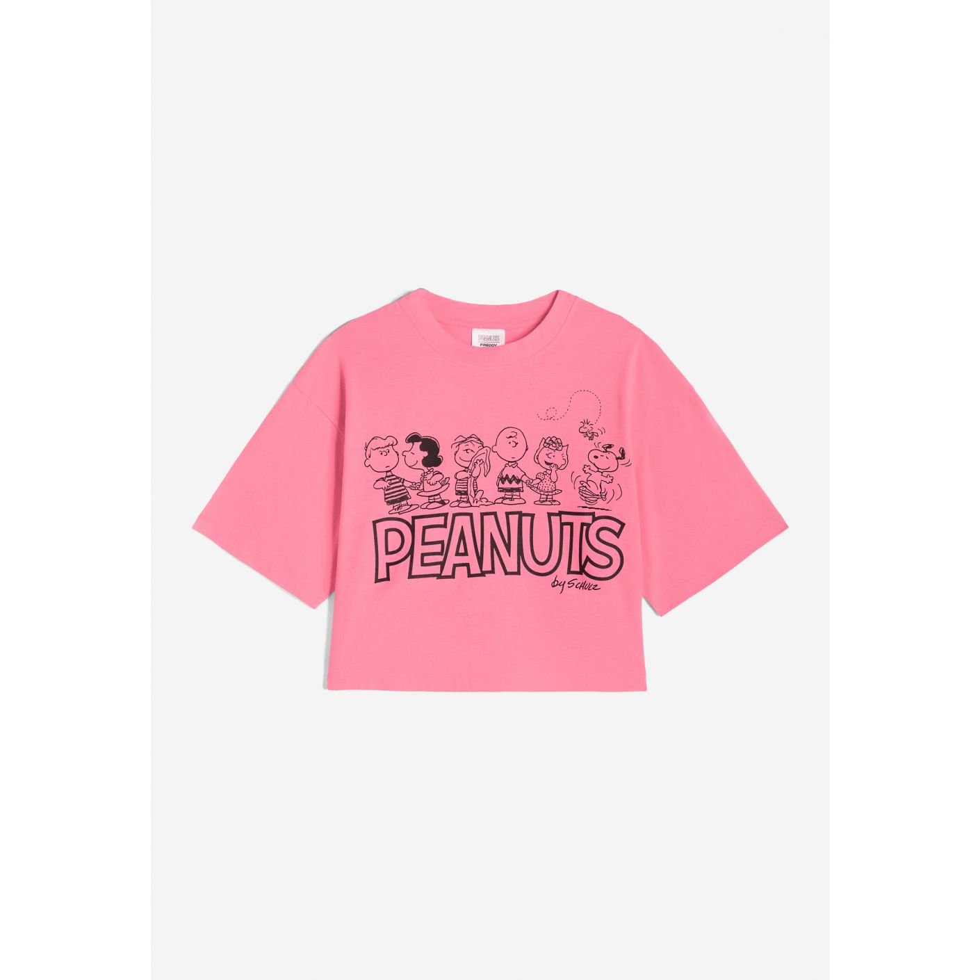 Freddy Women's Pink Peanuts Graphic Jersey T-Shirt