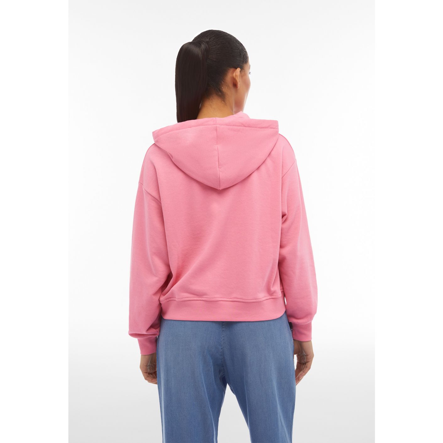 Freddy Women's Pink Snoopy Graphic Oversized Sweatshirt