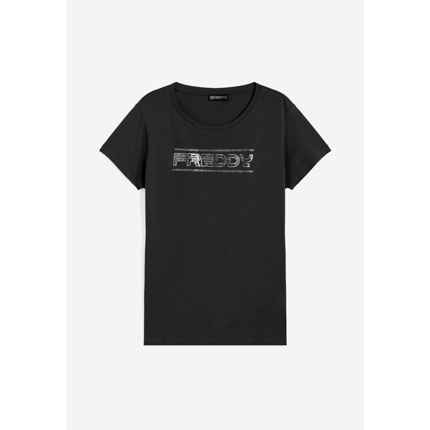 Freddy Women's Black Logo Jersey T-Shirt