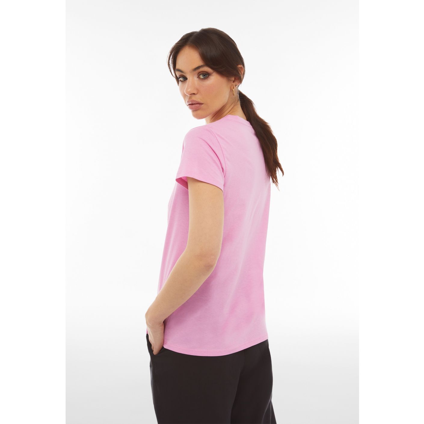 Freddy Women's Pink Logo Jersey T-Shirt