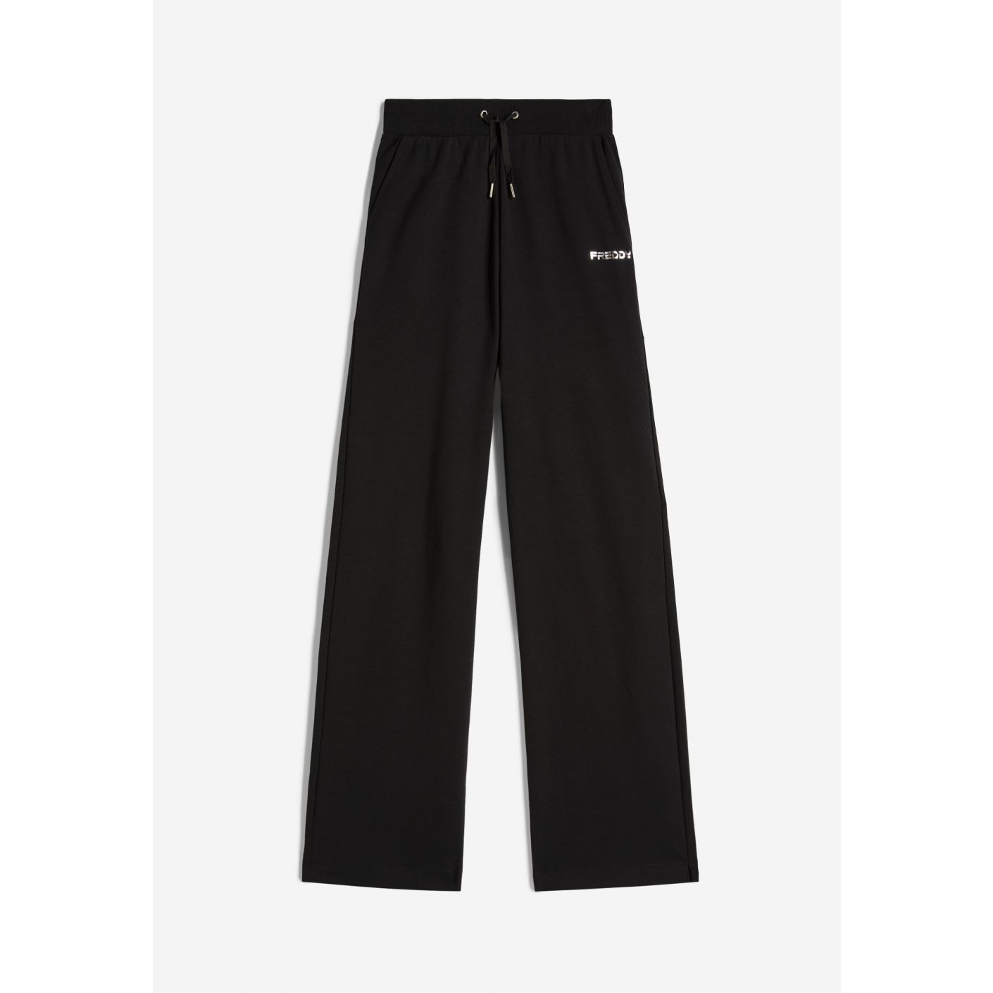 Freddy Women's Black Wide Leg Interlock Pants