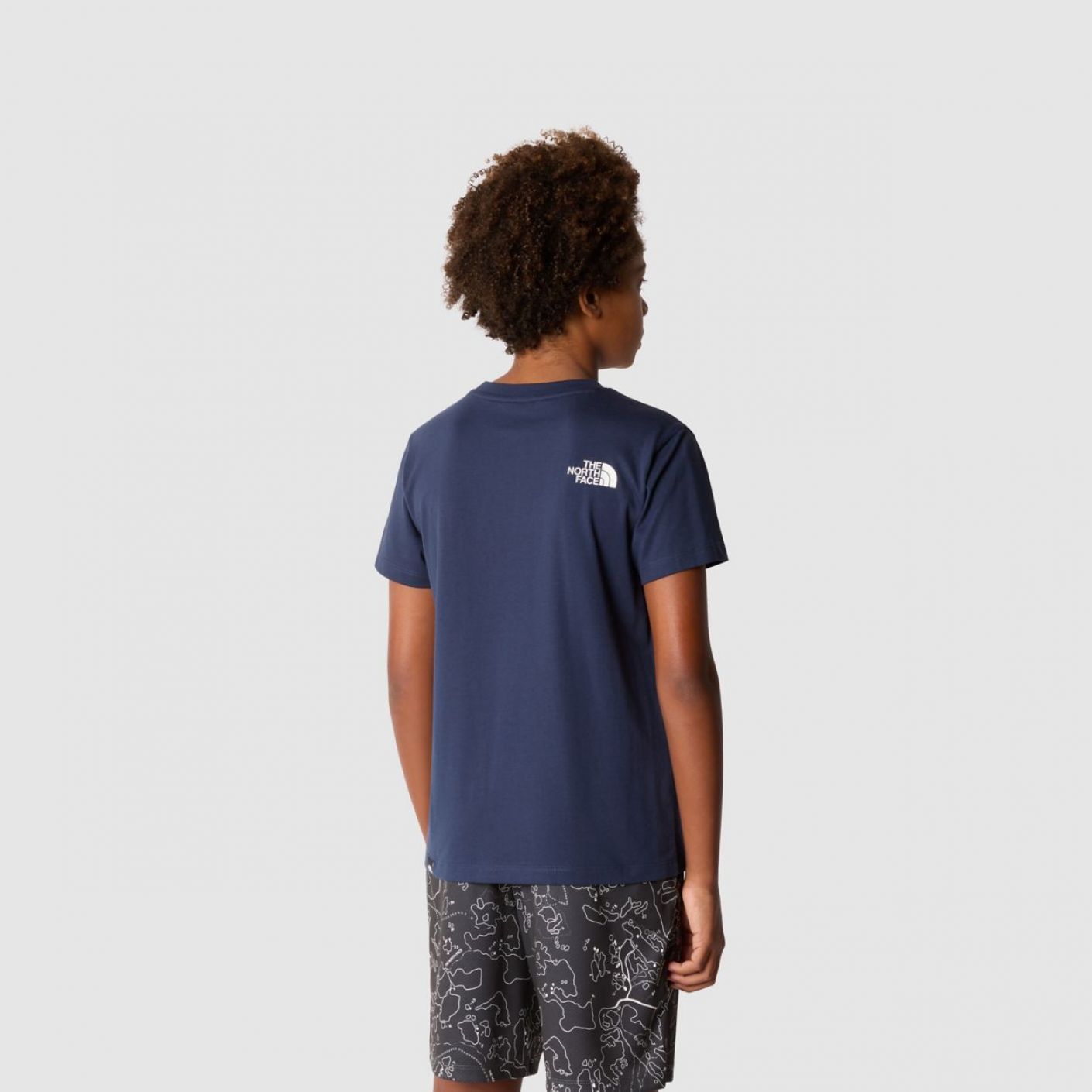 The North Face T-Shirt Teen Simple Dome Summit Navy da Bambino