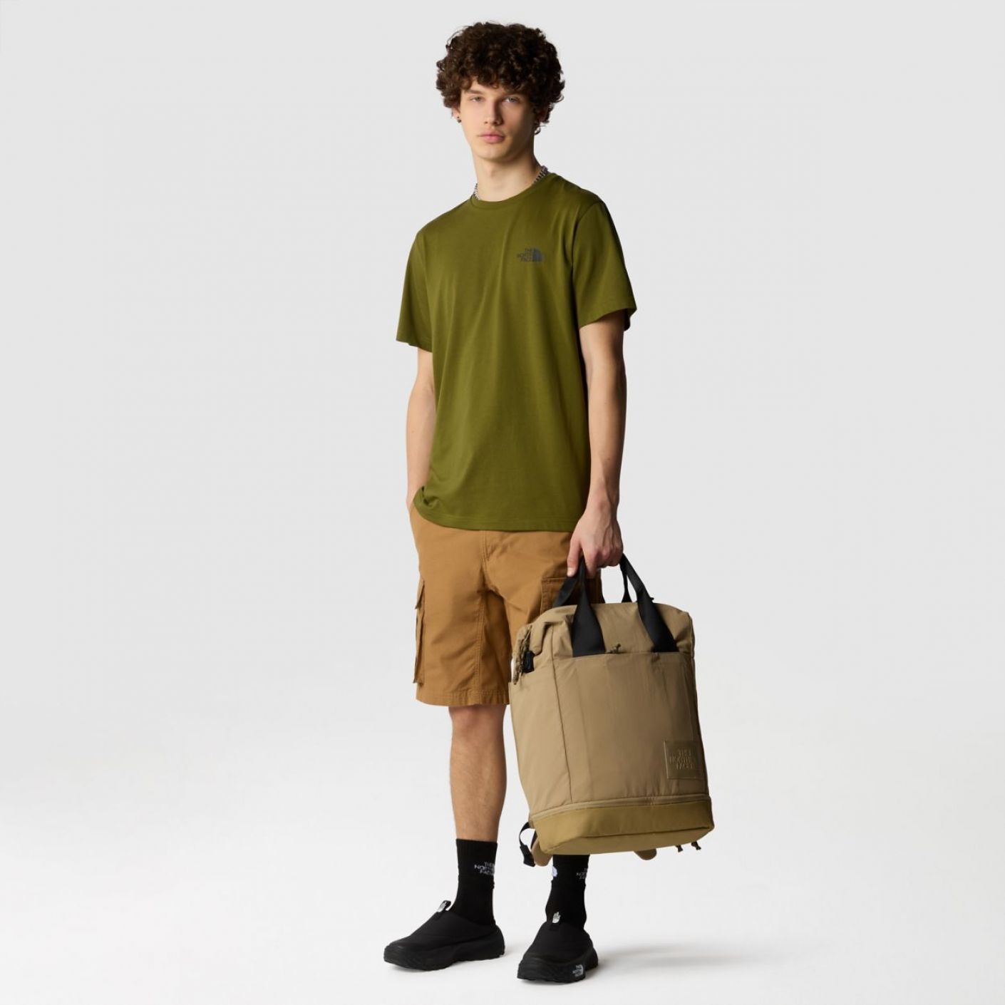 The North Face T-Shirt Simple Dome Forest Olive da Uomo