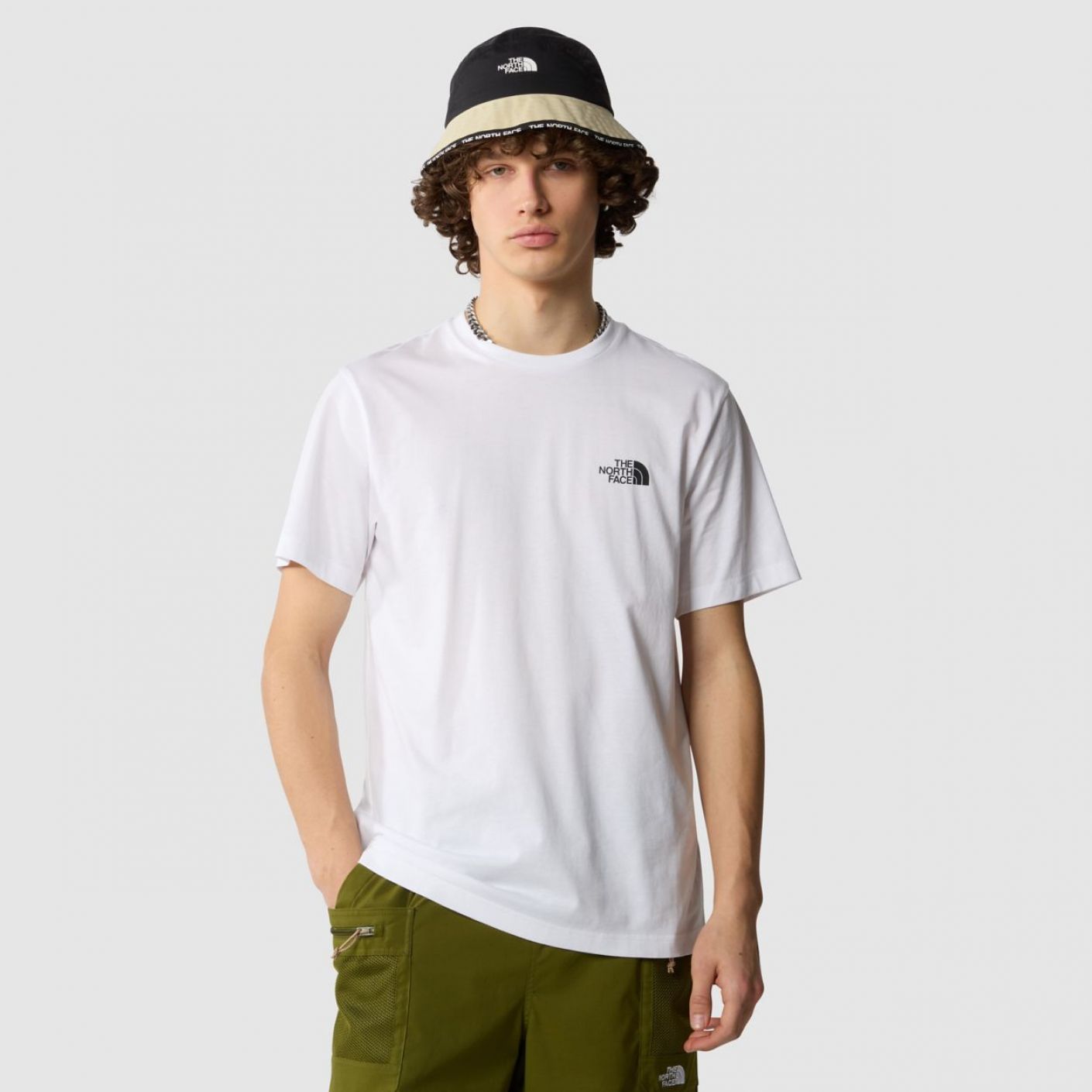 The North Face Simple Dome White T-Shirt for Men