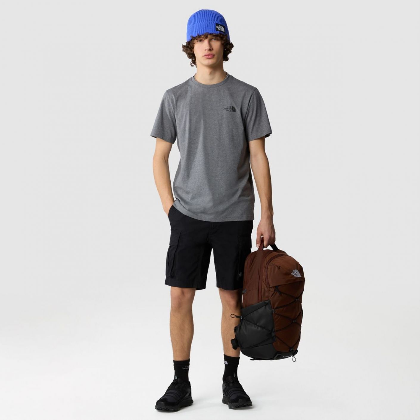 The North Face T-Shirt Simple Dome Medium Gray Heather for Men