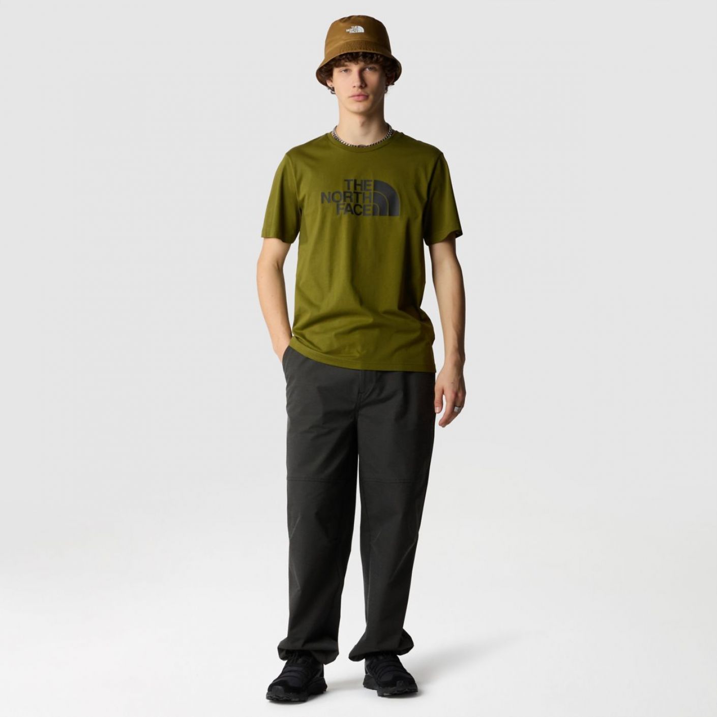 The North Face T-Shirt Easy Forest Olive da Uomo
