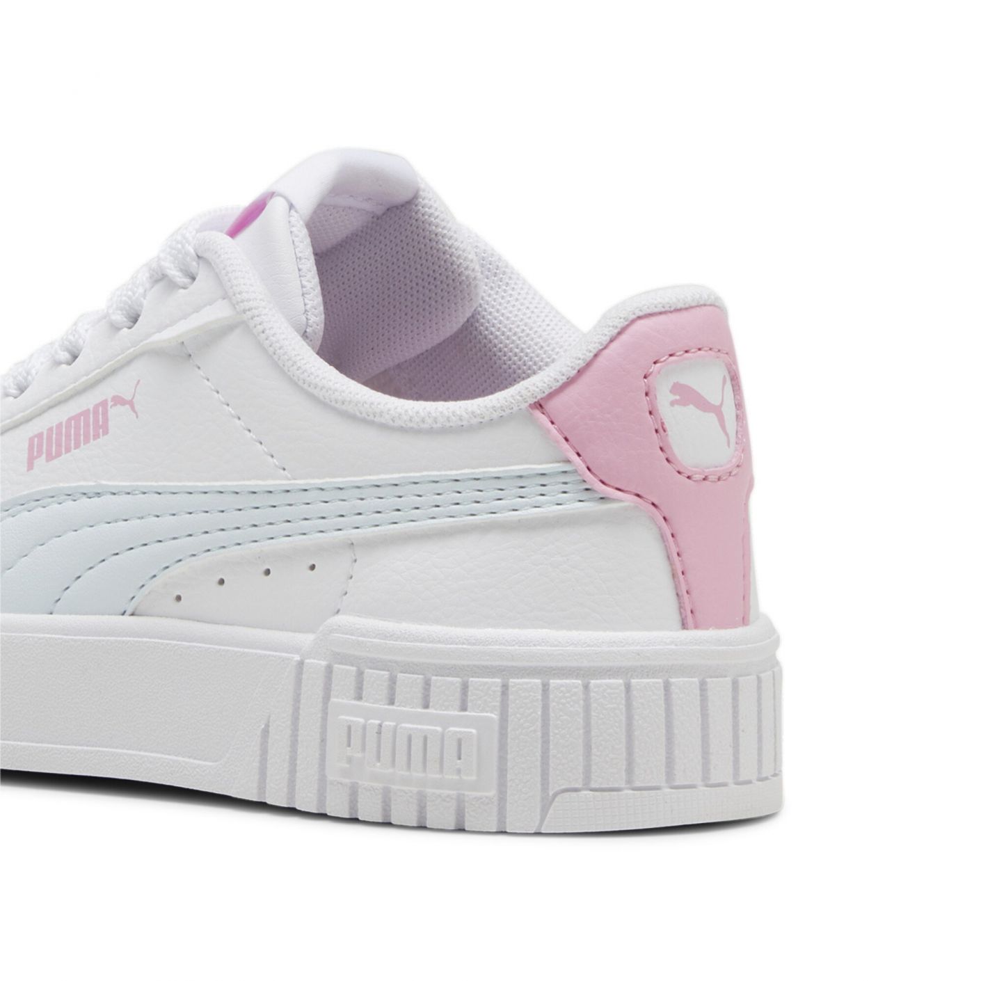 Puma Carina 2.0 PS White/Pink Lilac Girls