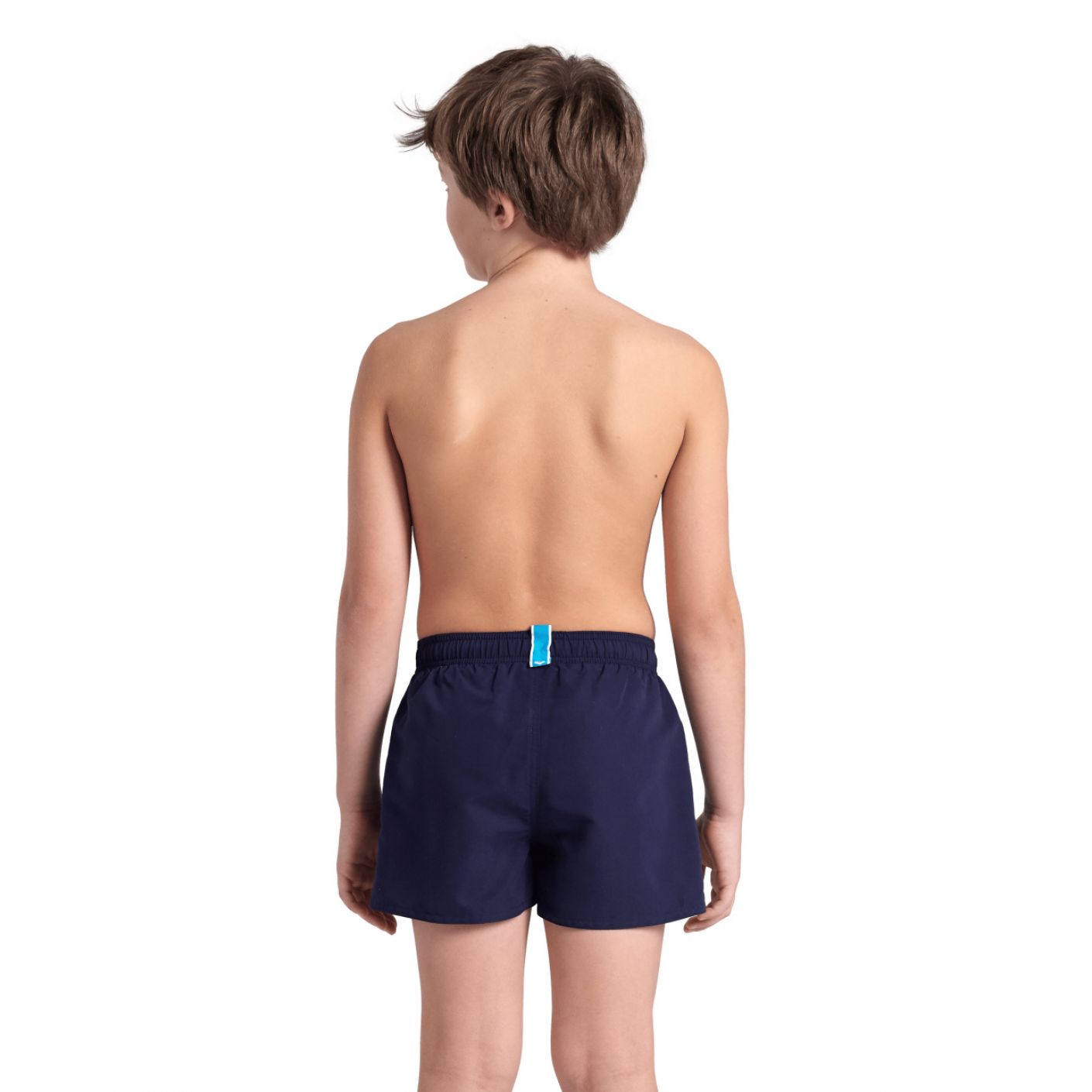 Arena Logo Navy Swim Shorts for Kids