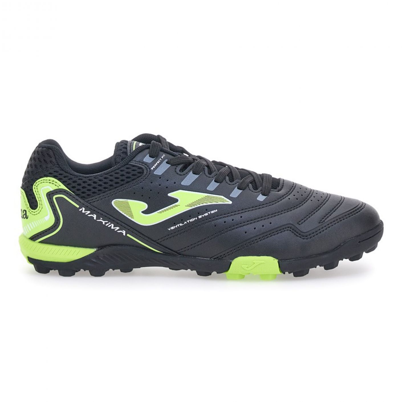 Joma Maxima 2401 TF Black/Lime Men's