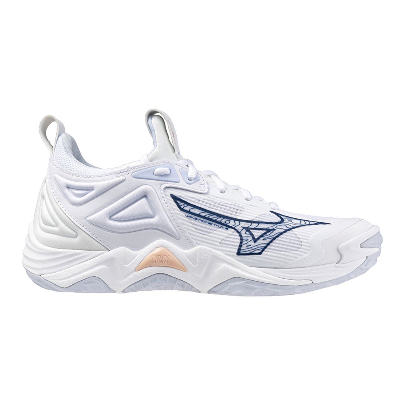 Mizuno Wave Momentum 3 White/Blue/Pink for Women
