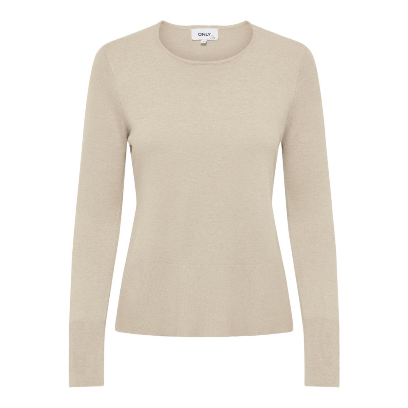 Only Oxford Tan Crewneck Sweater for Women