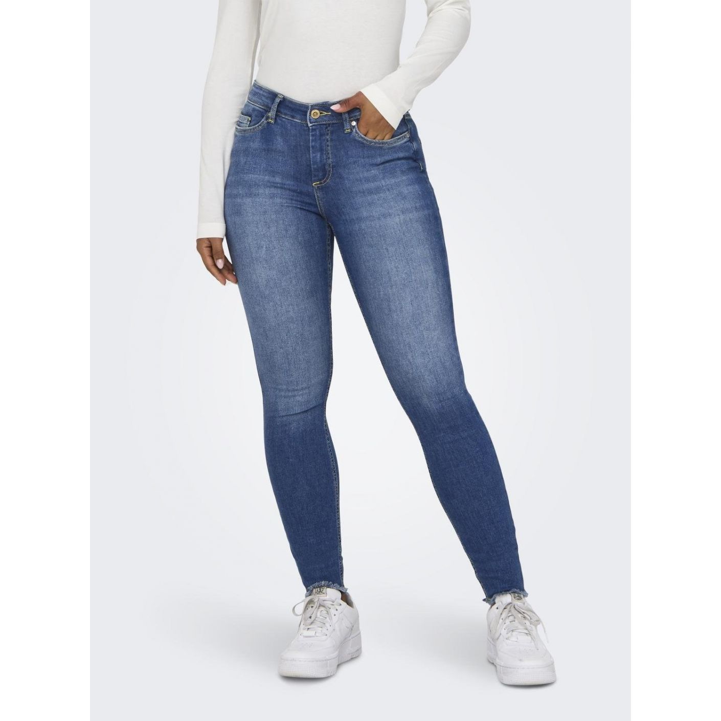 Only Skinny Fit Jeans Medium Waist for Women