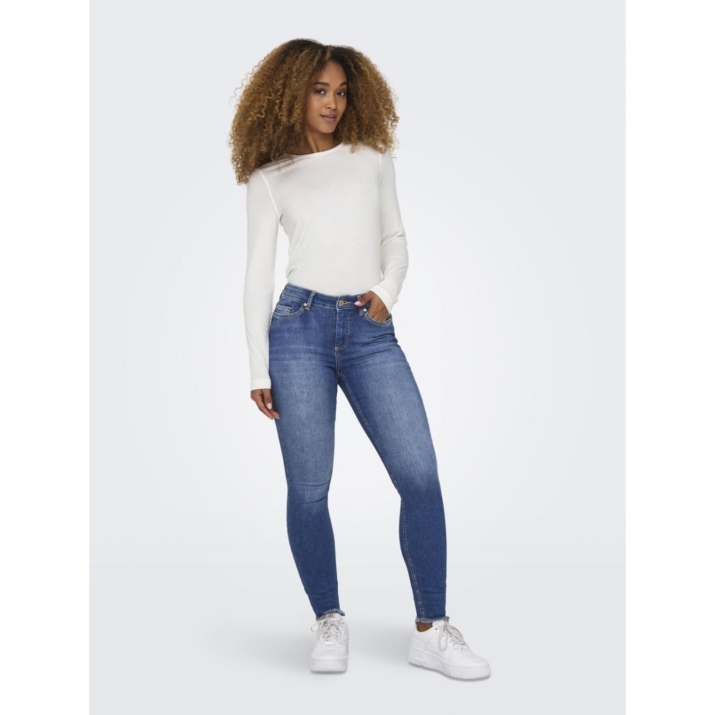 Only Skinny Fit Jeans Medium Waist for Women