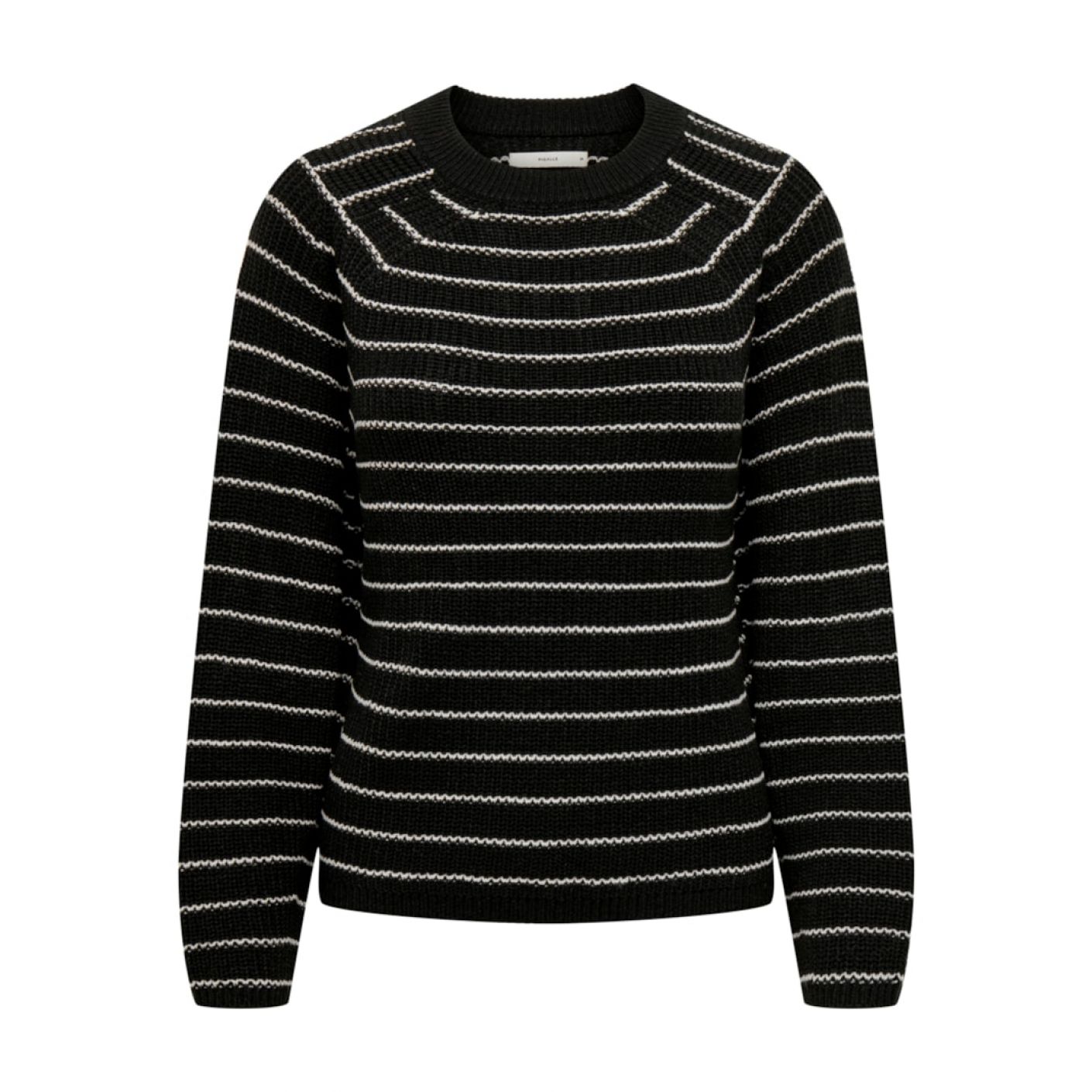 Only Pullover O-Neck Black/Jet Stream for Women