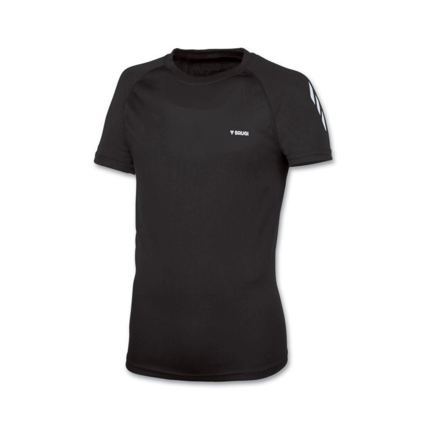 Brugi Men's Black Sports T-Shirt