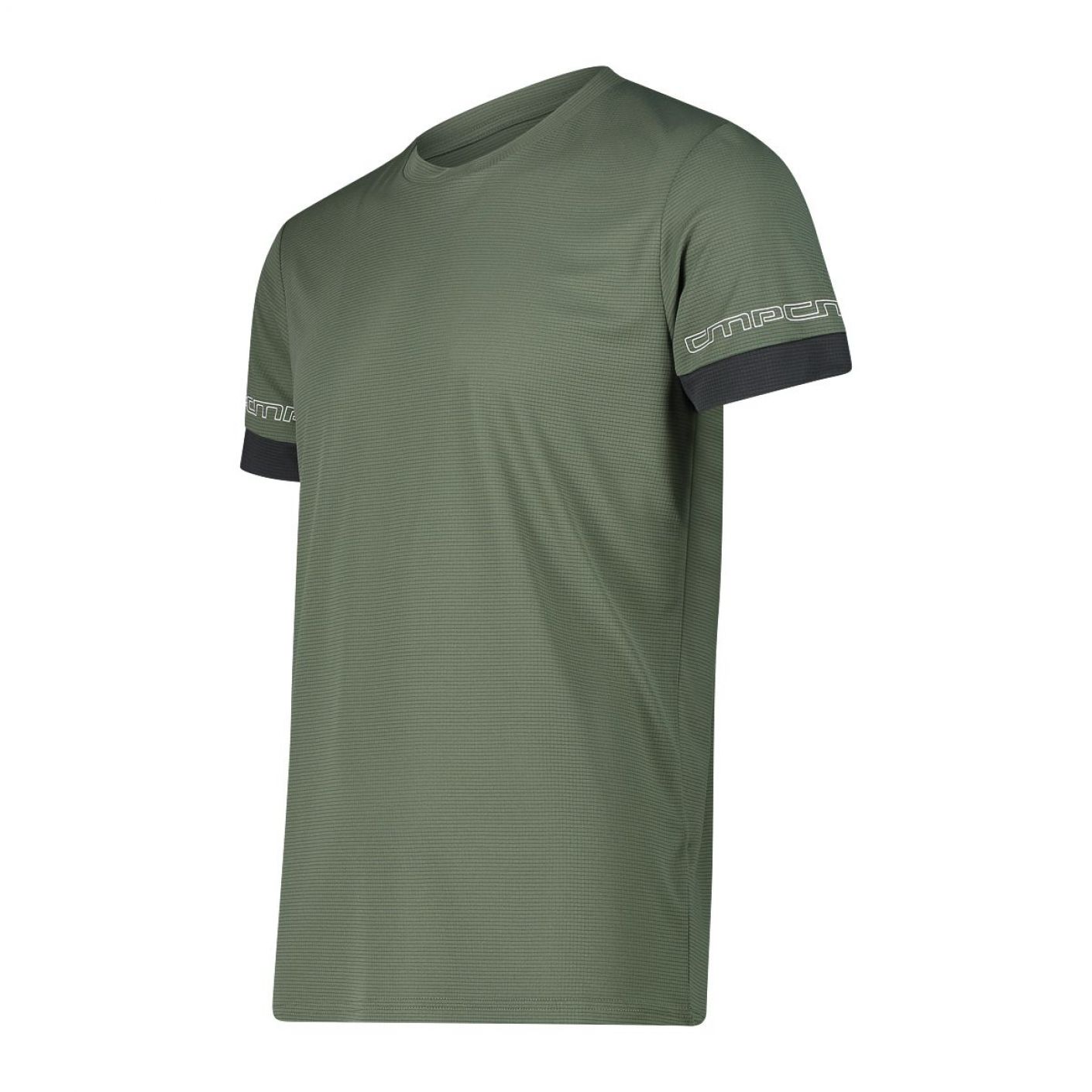CMP T-Shirt Unlimitech con logo Salvia da Uomo