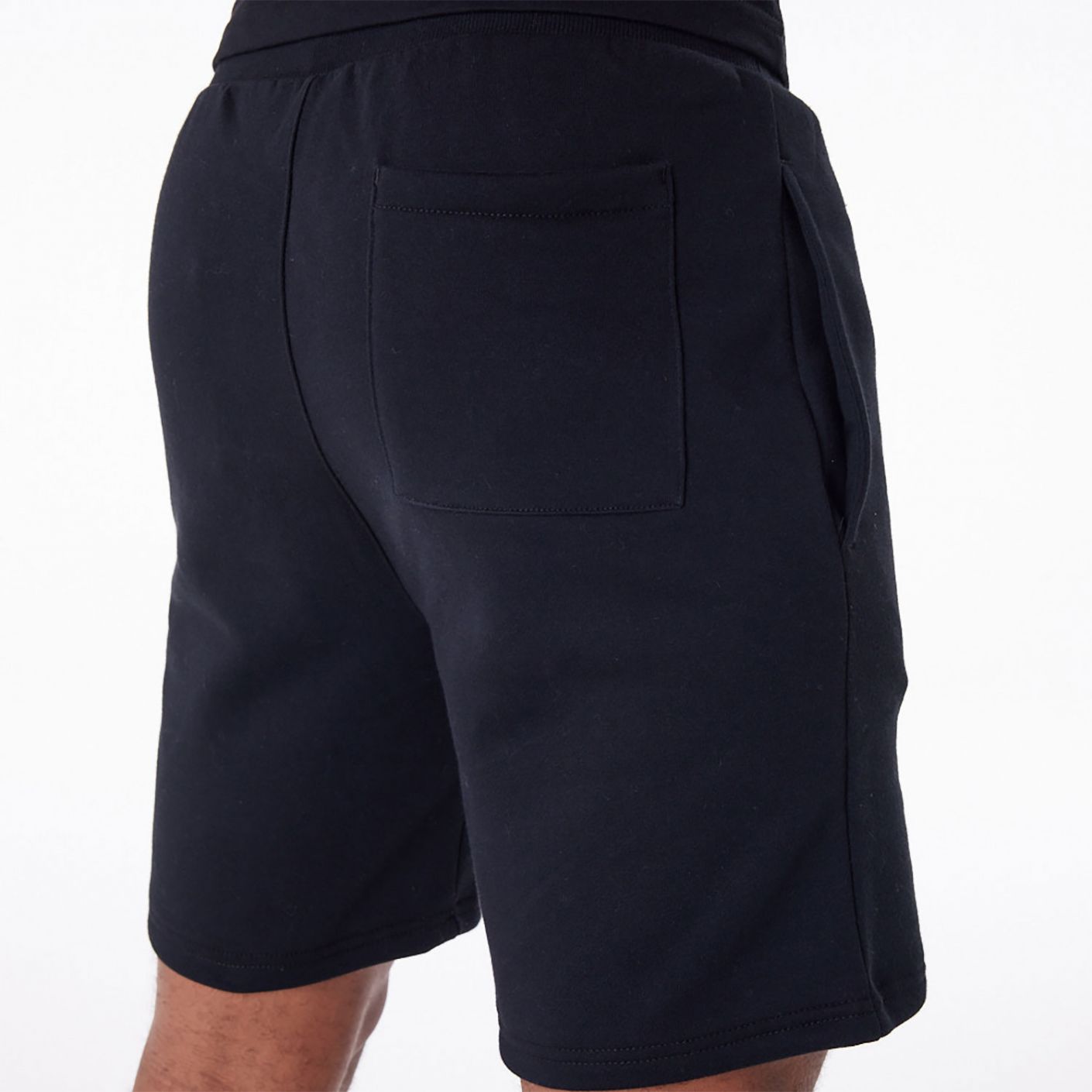 New Era Essential Black Shorts for Men