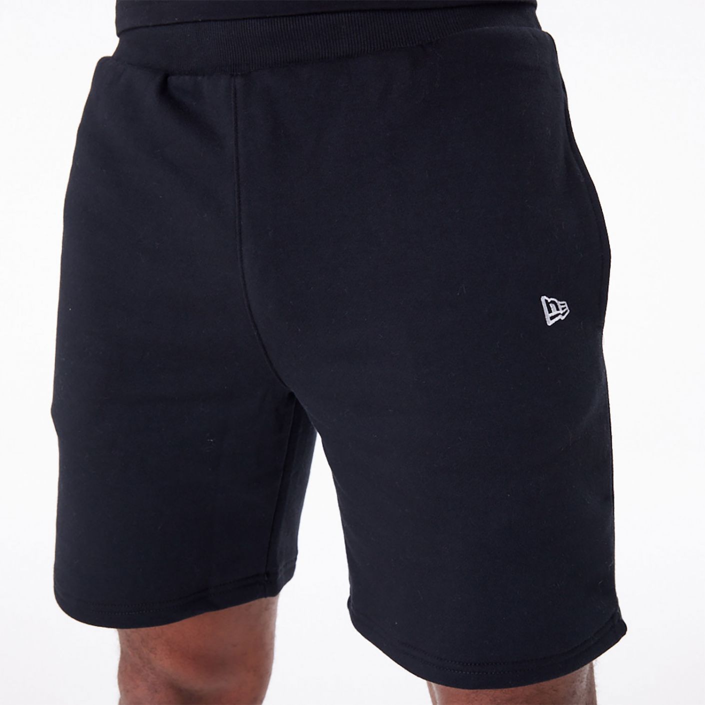 New Era Essential Black Shorts for Men