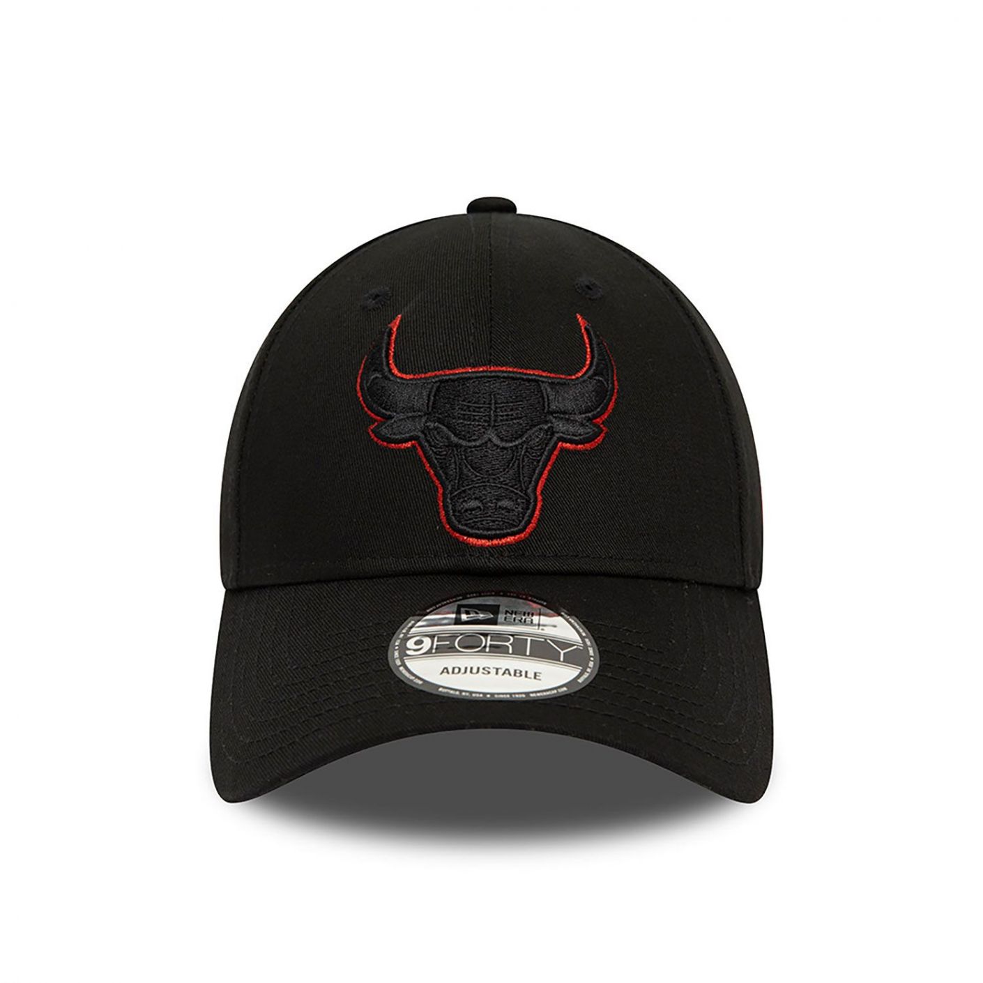 New Era 940 Chicago Bulls Metallic Outline Black Cap