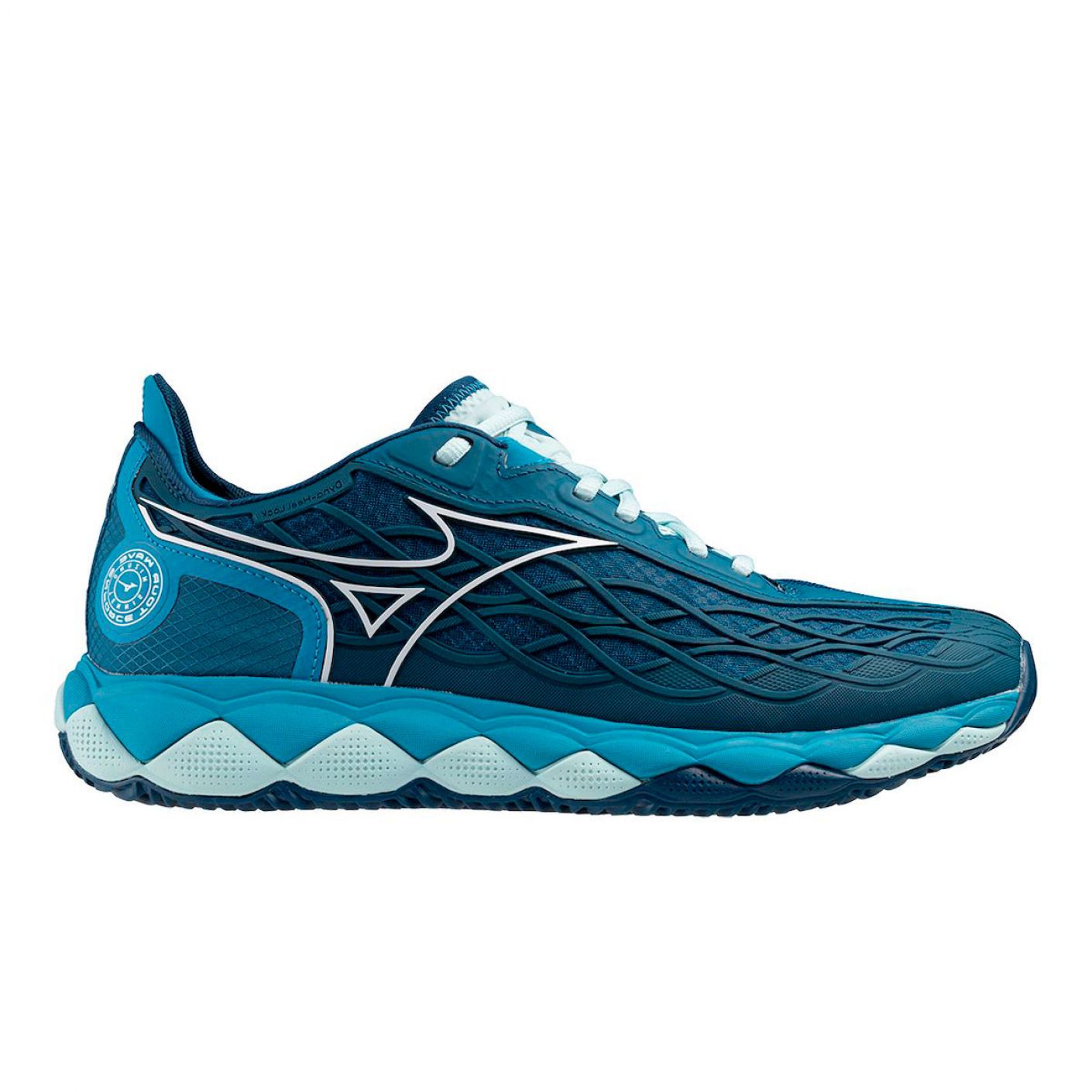 Mizuno Wave Enforce Tour Clay Azzurra da Uomo