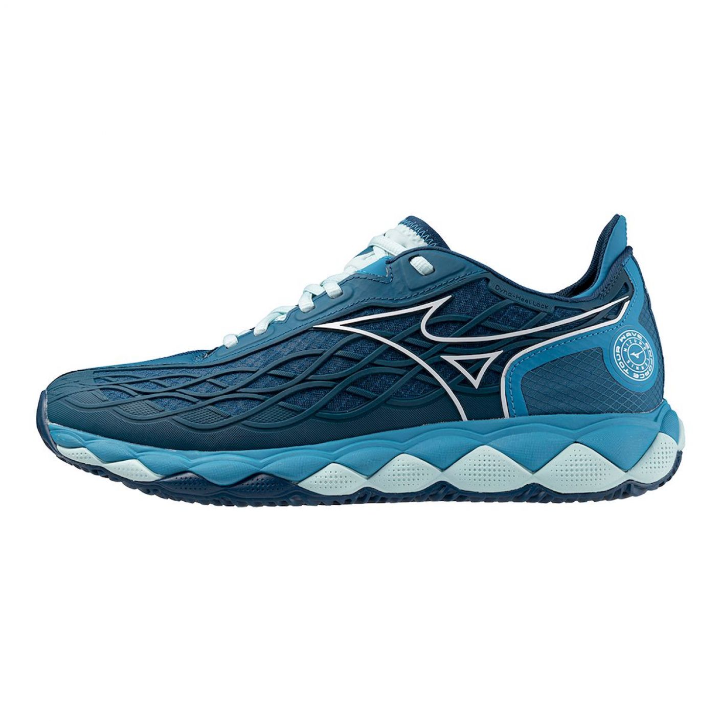 Mizuno Wave Enforce Tour Clay Azzurra da Uomo