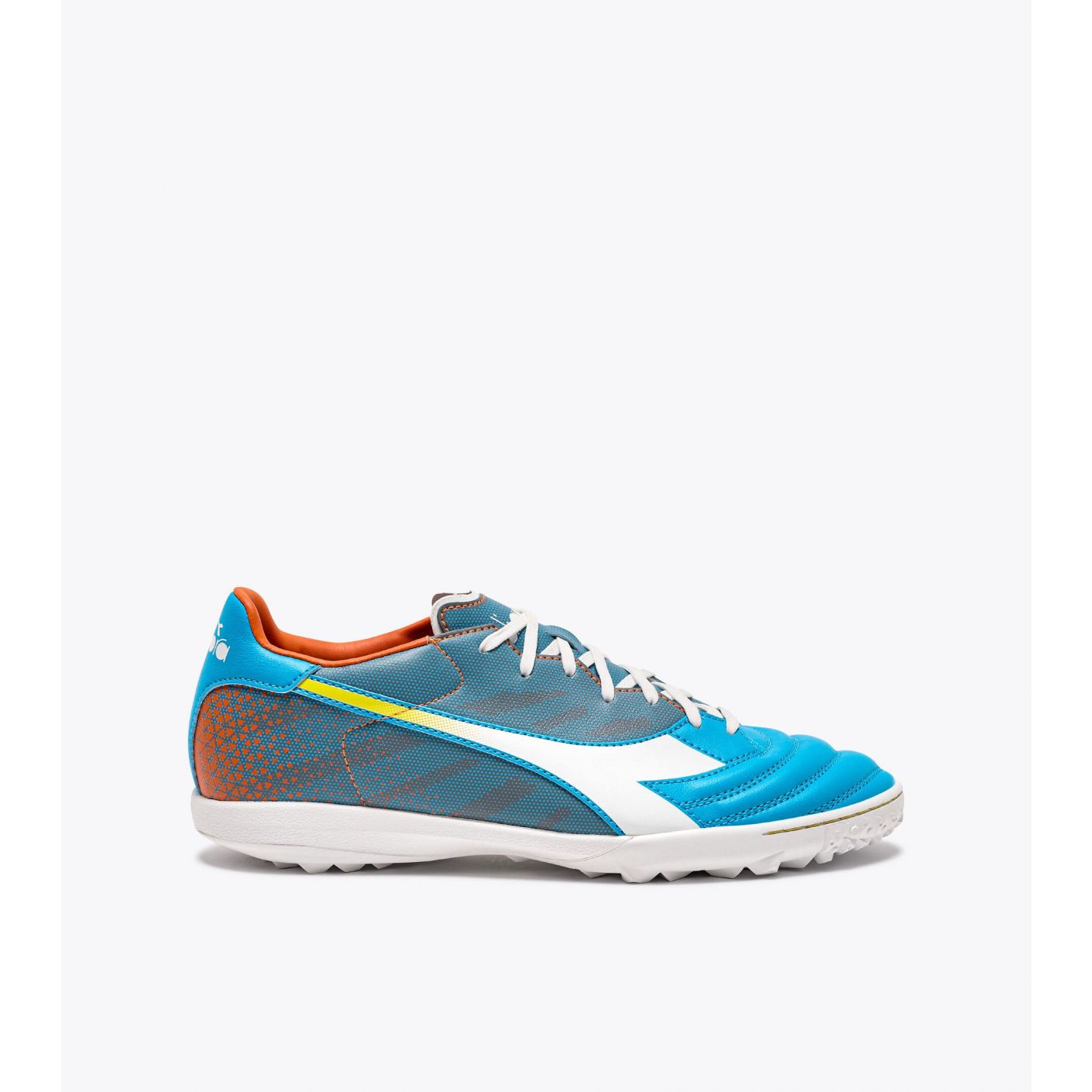 Diadora Brasil Elite Veloce GR TFR Light Blue Cyan/White/Orange Men's