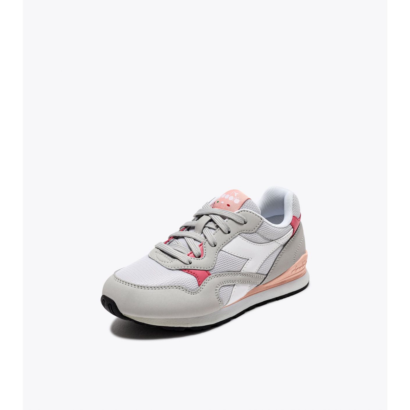 Diadora N.92 PS Grey/Pink for Girls