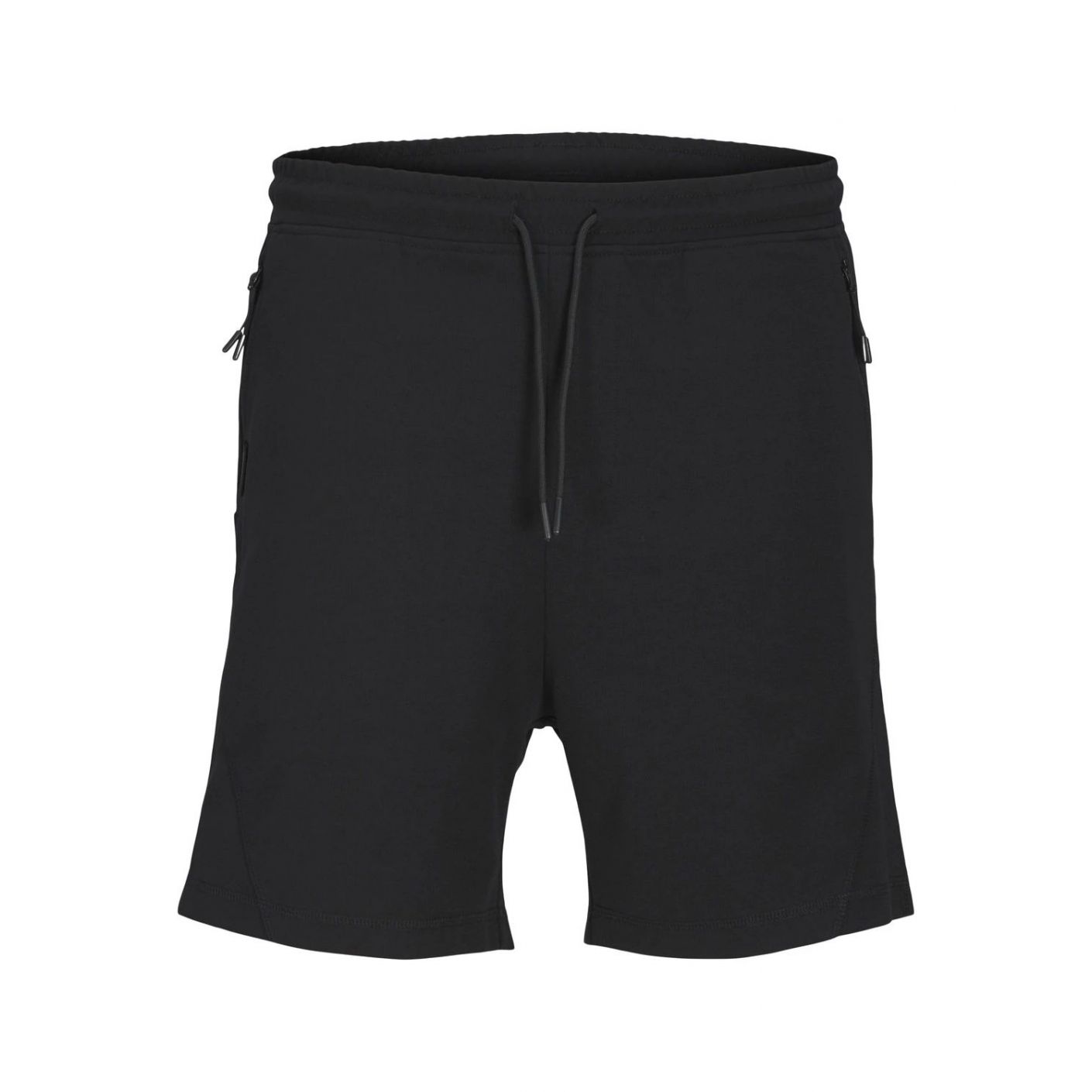 Jack & Jones Men's Black Tight Fit Sweat Shorts