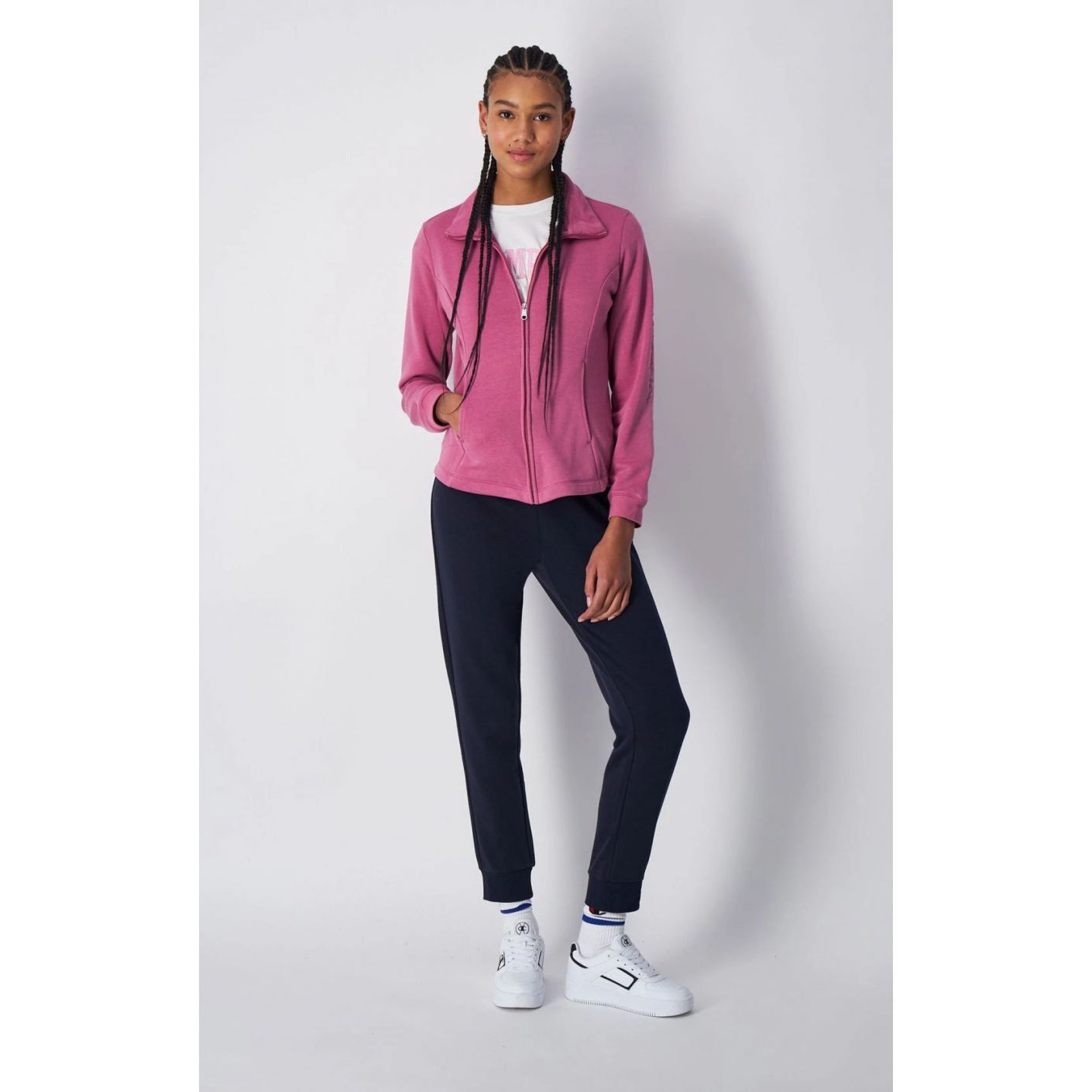 Champion tracksuit purple hotsell