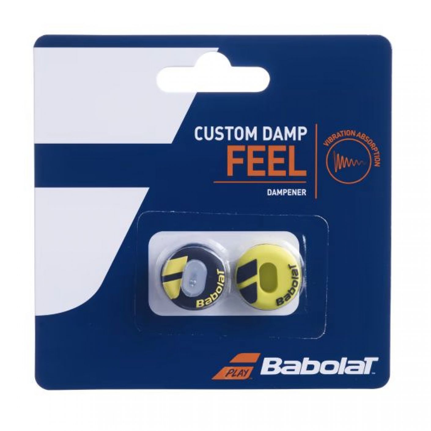 Babolat Custom Damp X2 Nero/Giallo
