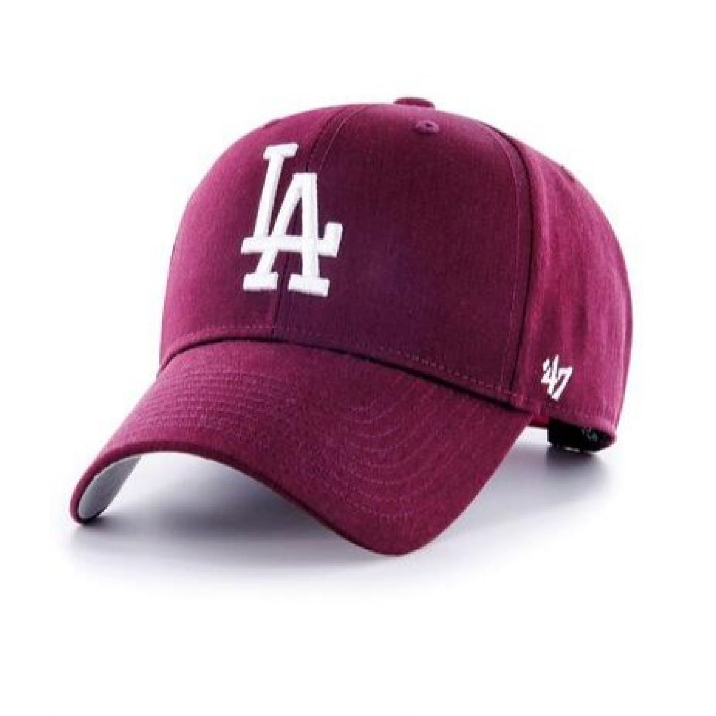 47 Cappellino Raised Los Angeles Dodgers Bordeaux