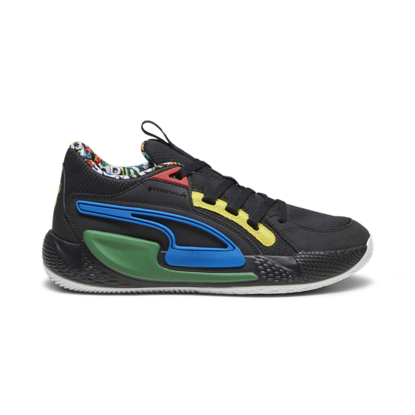 Puma Court Rider Chaos Trash Talk Black/Yellow/Green/Blue for Men